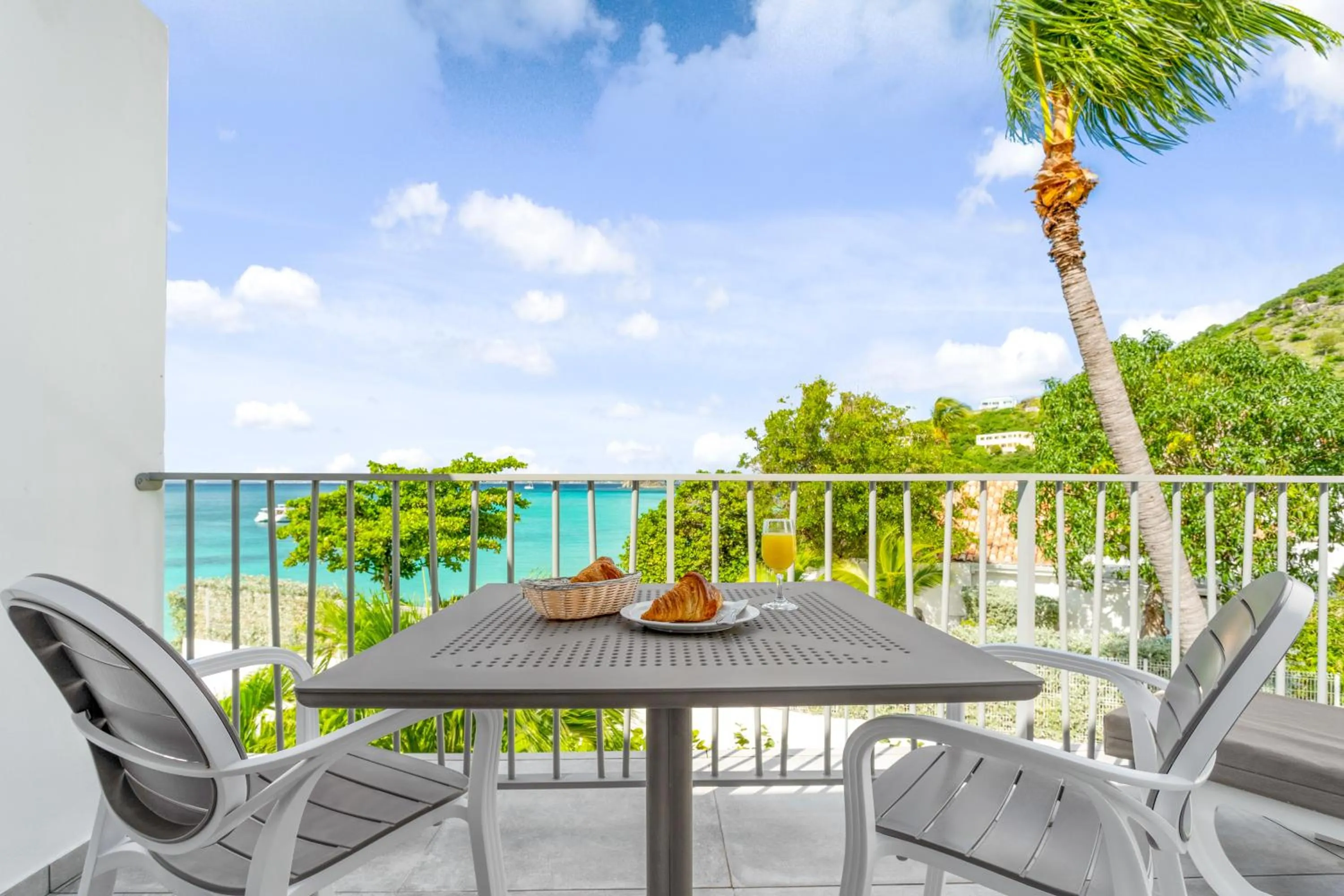 Patio in Grand Case Beach Club
