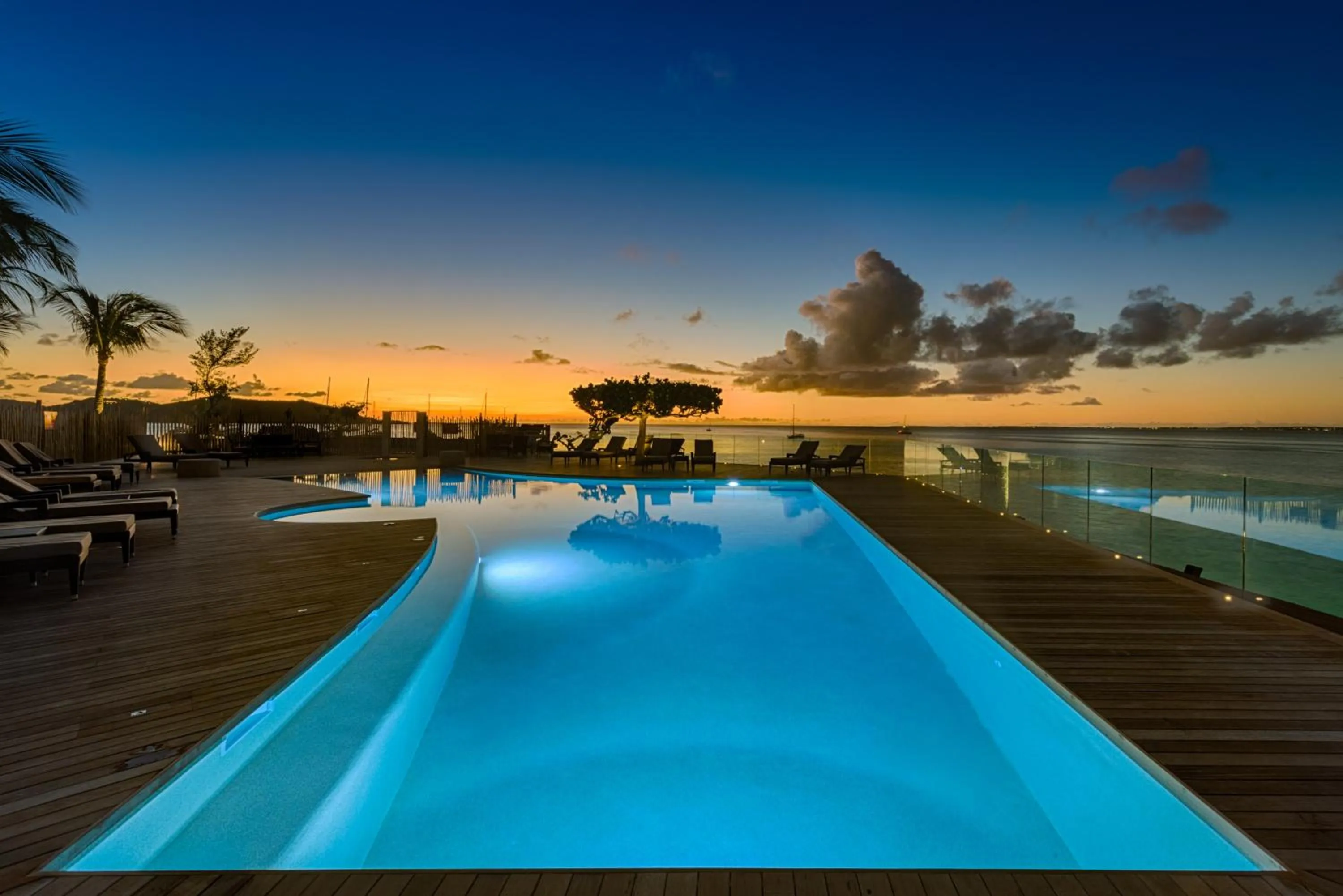 Swimming pool in Grand Case Beach Club