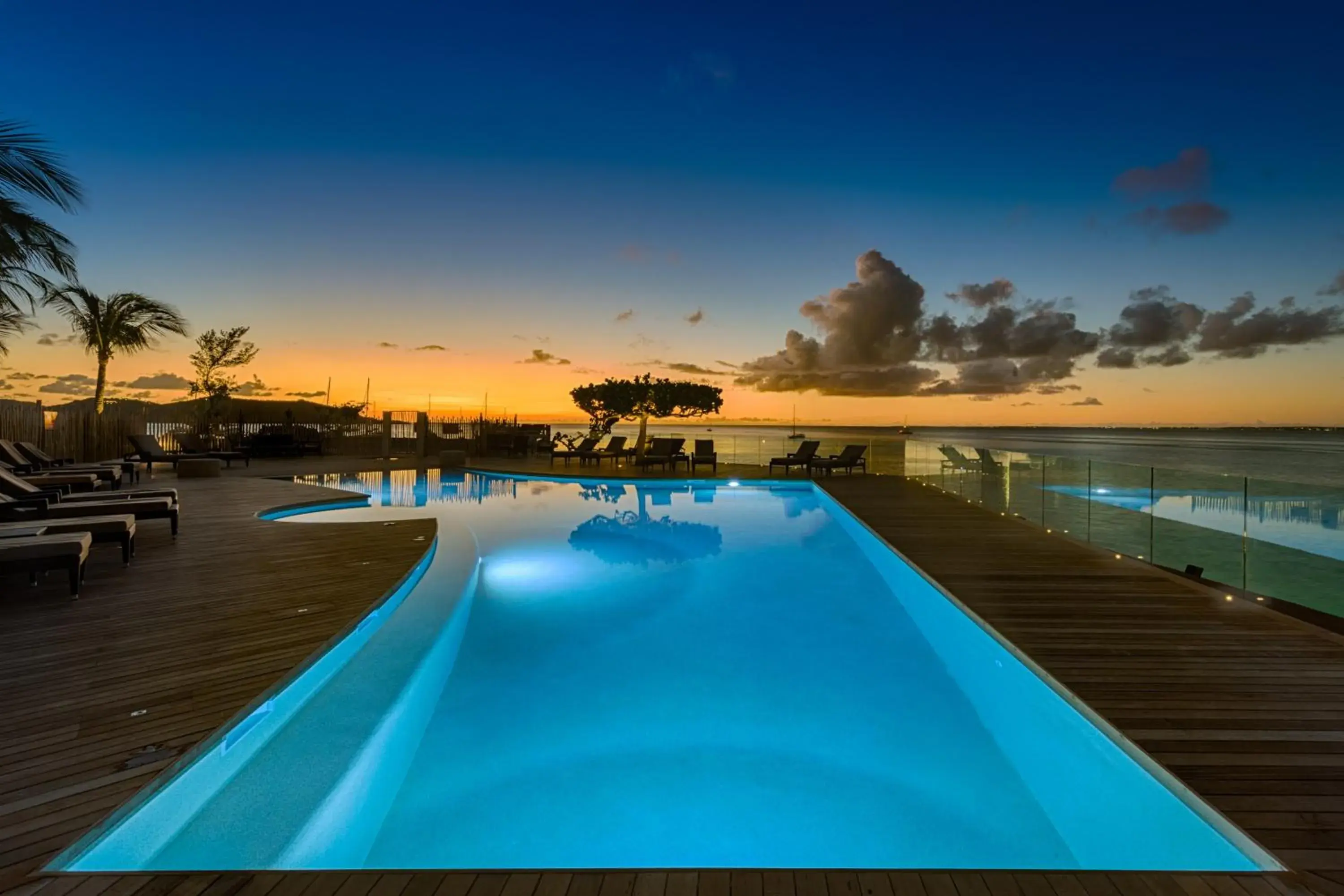 Swimming pool in Grand Case Beach Club Swimming pool in Grand Case Beach Club