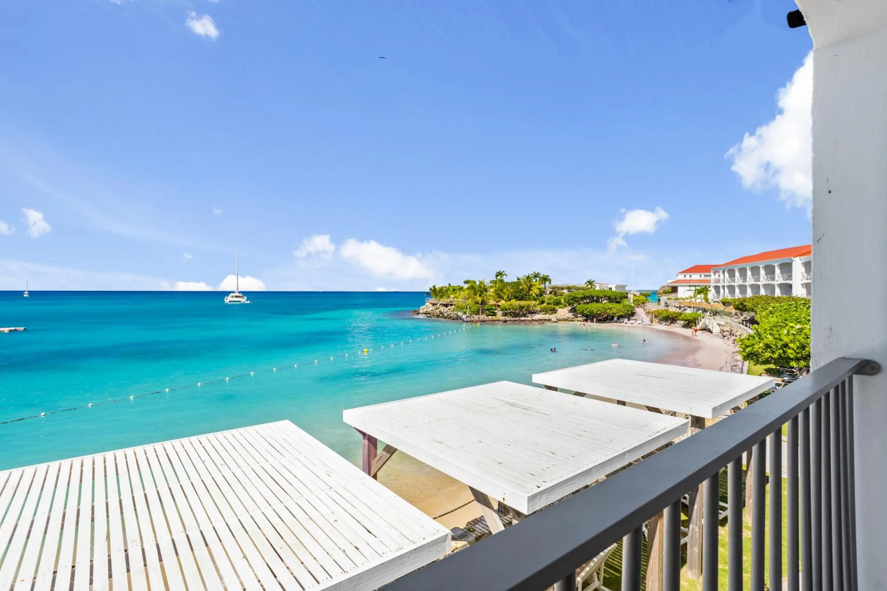 Sea view in Grand Case Beach Club