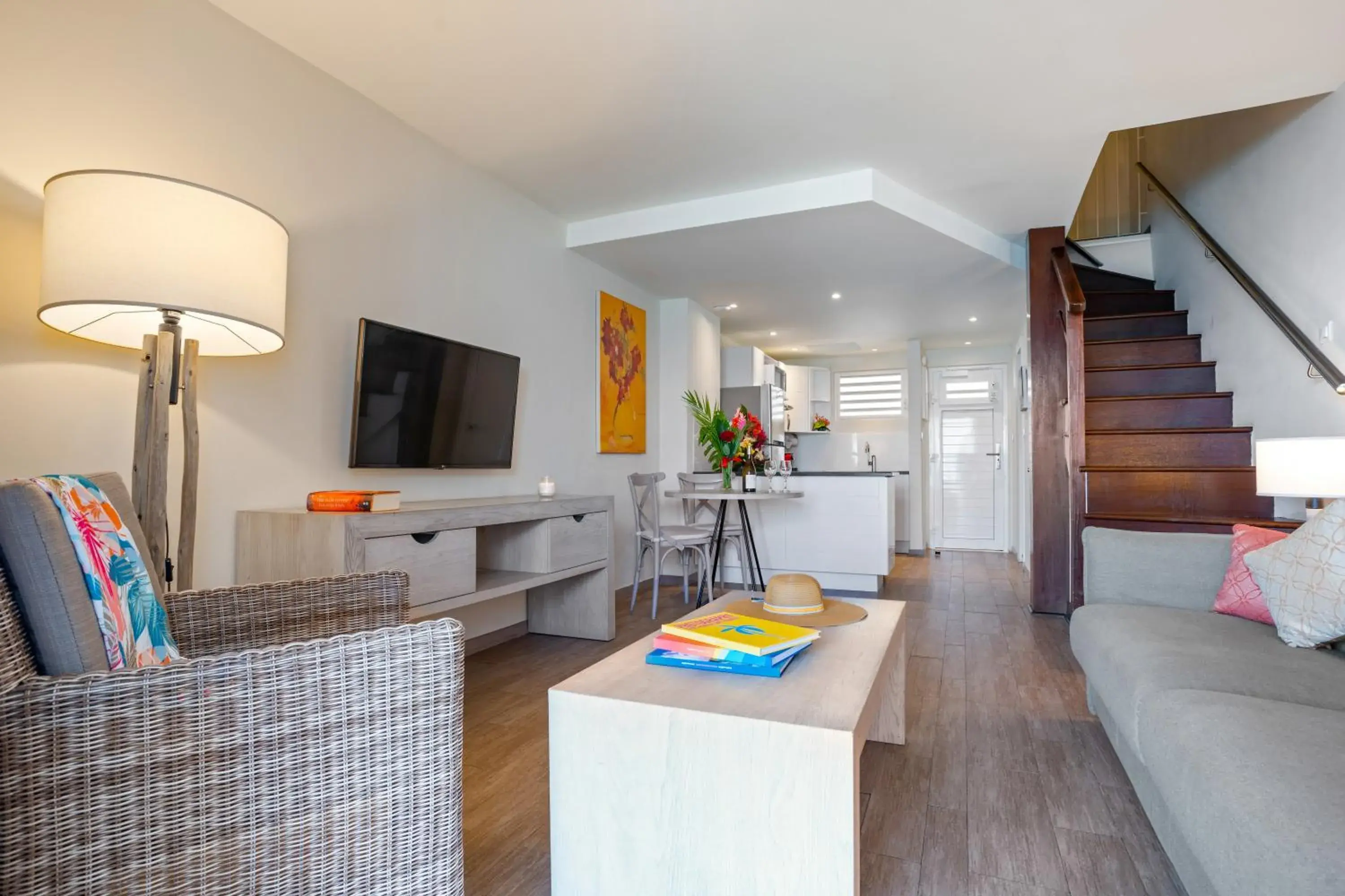 Dining area in Grand Case Beach Club Dining area in Grand Case Beach Club