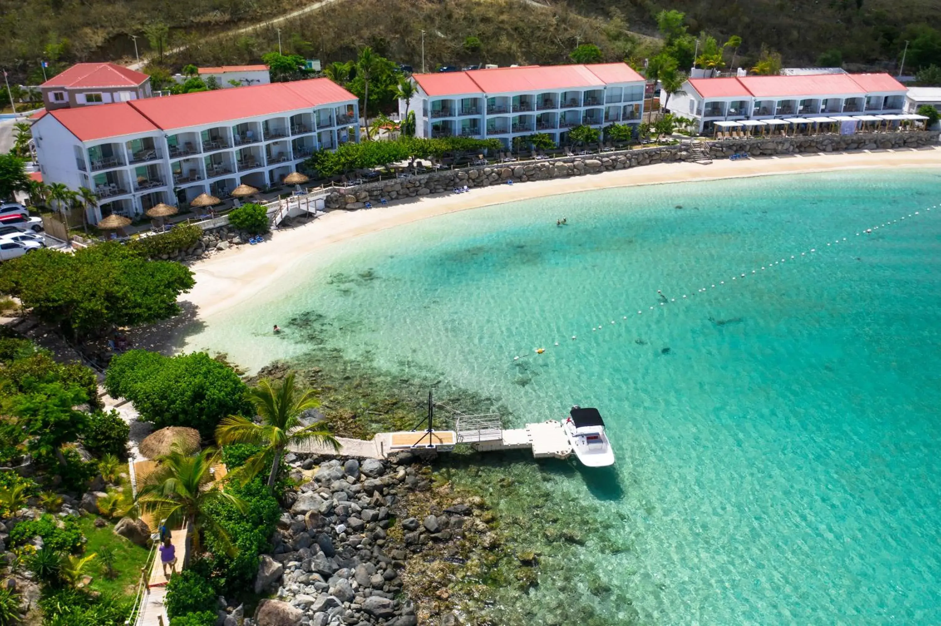 Property building in Grand Case Beach Club Property building in Grand Case Beach Club