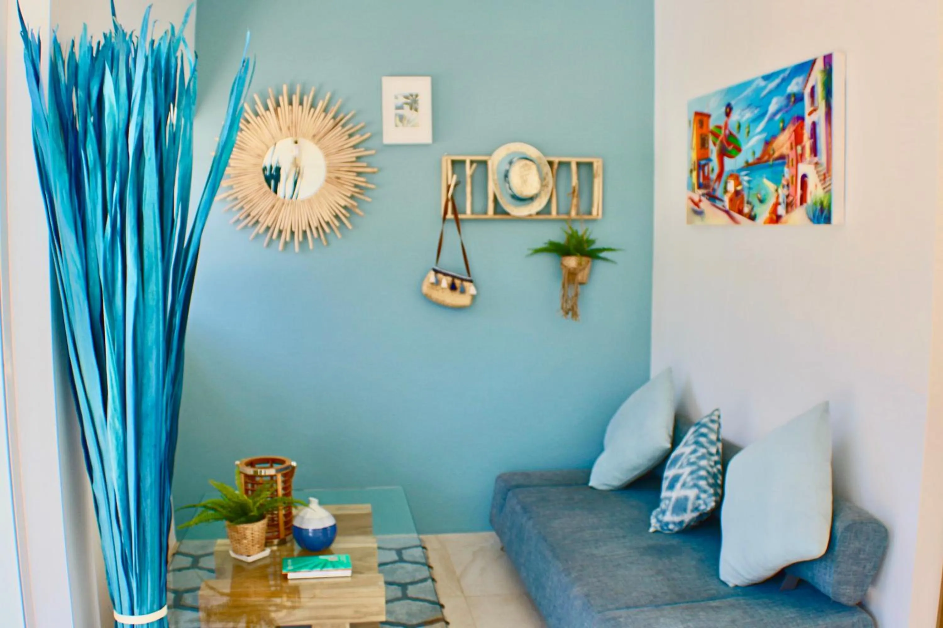 Living room in So KohKoon Beach Resort