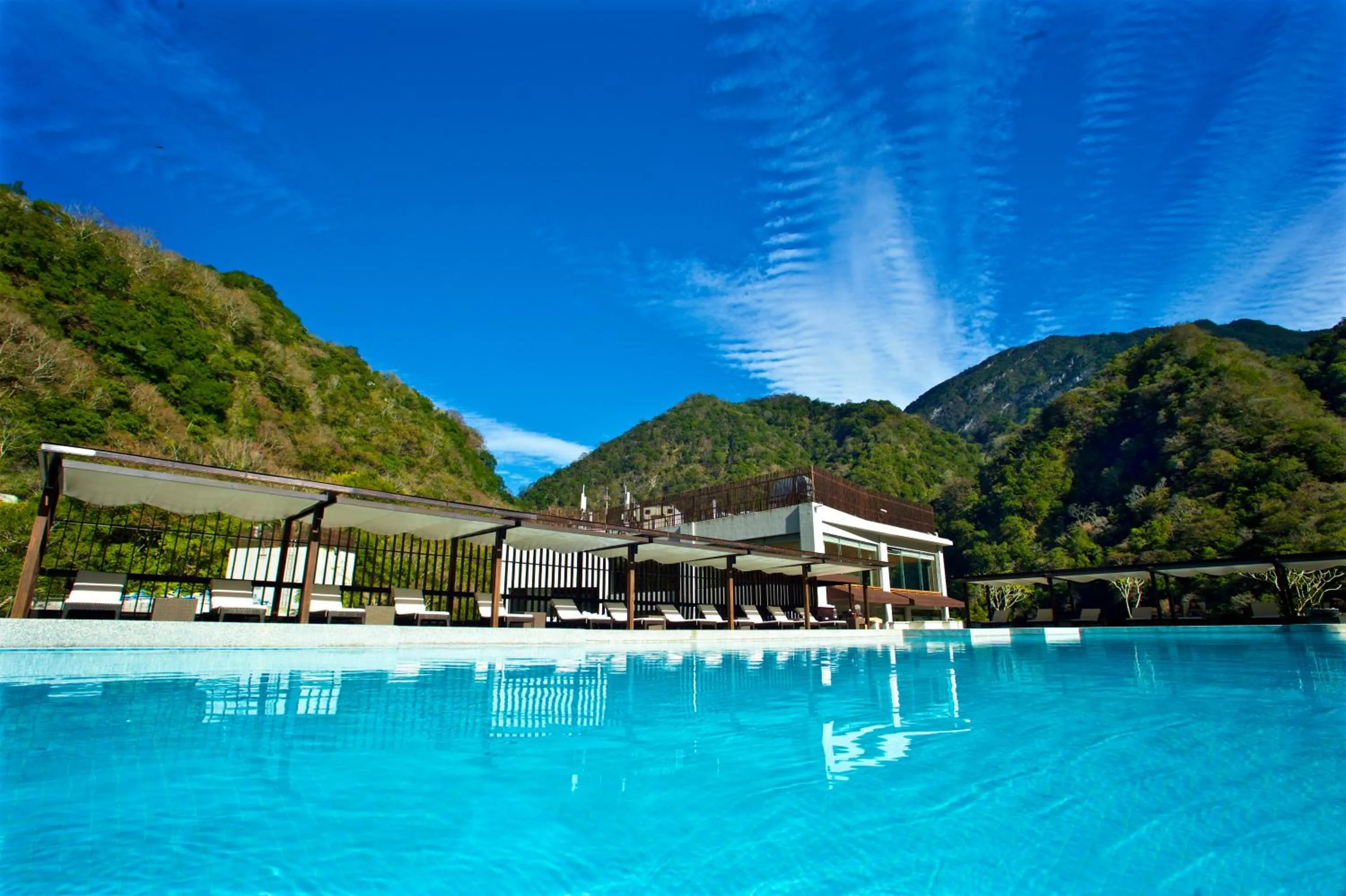 Open Air Bath in Silks Place Taroko Hotel