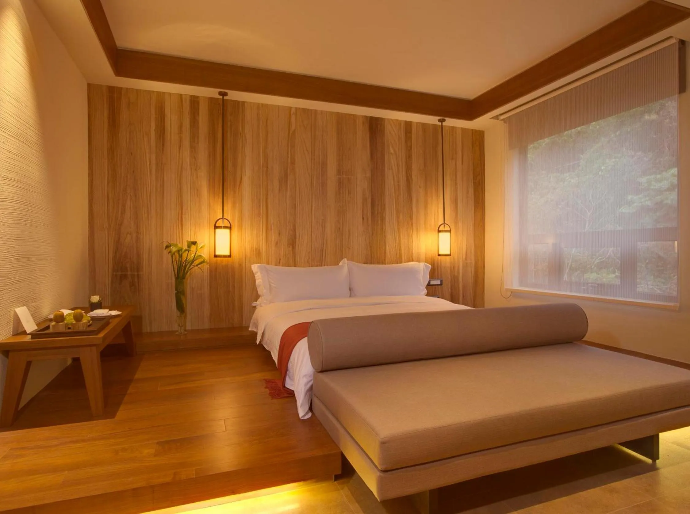 Photo of the whole room, Bed in Silks Place Taroko Hotel