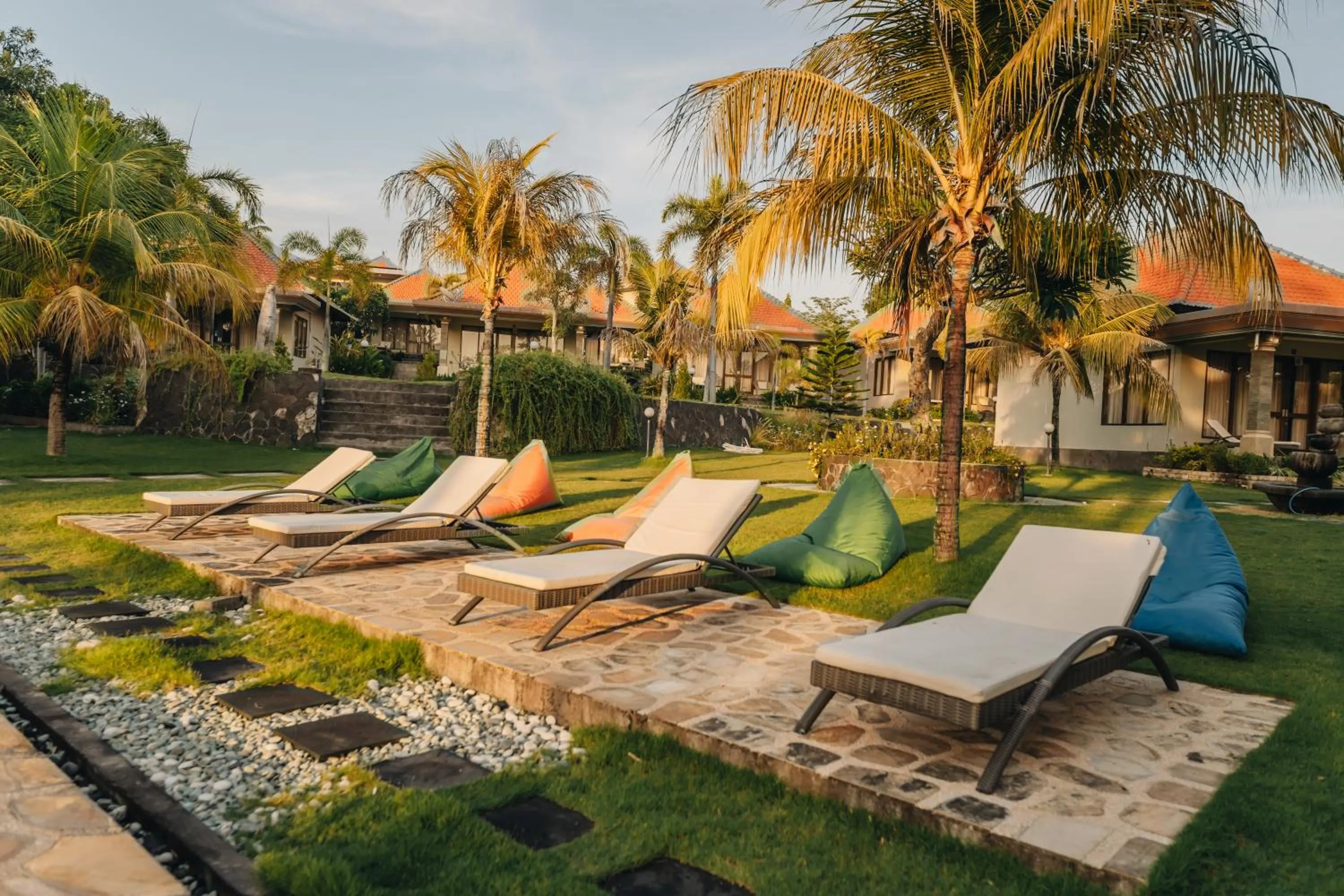 Garden in Ocean View Tulamben Dive & Resort