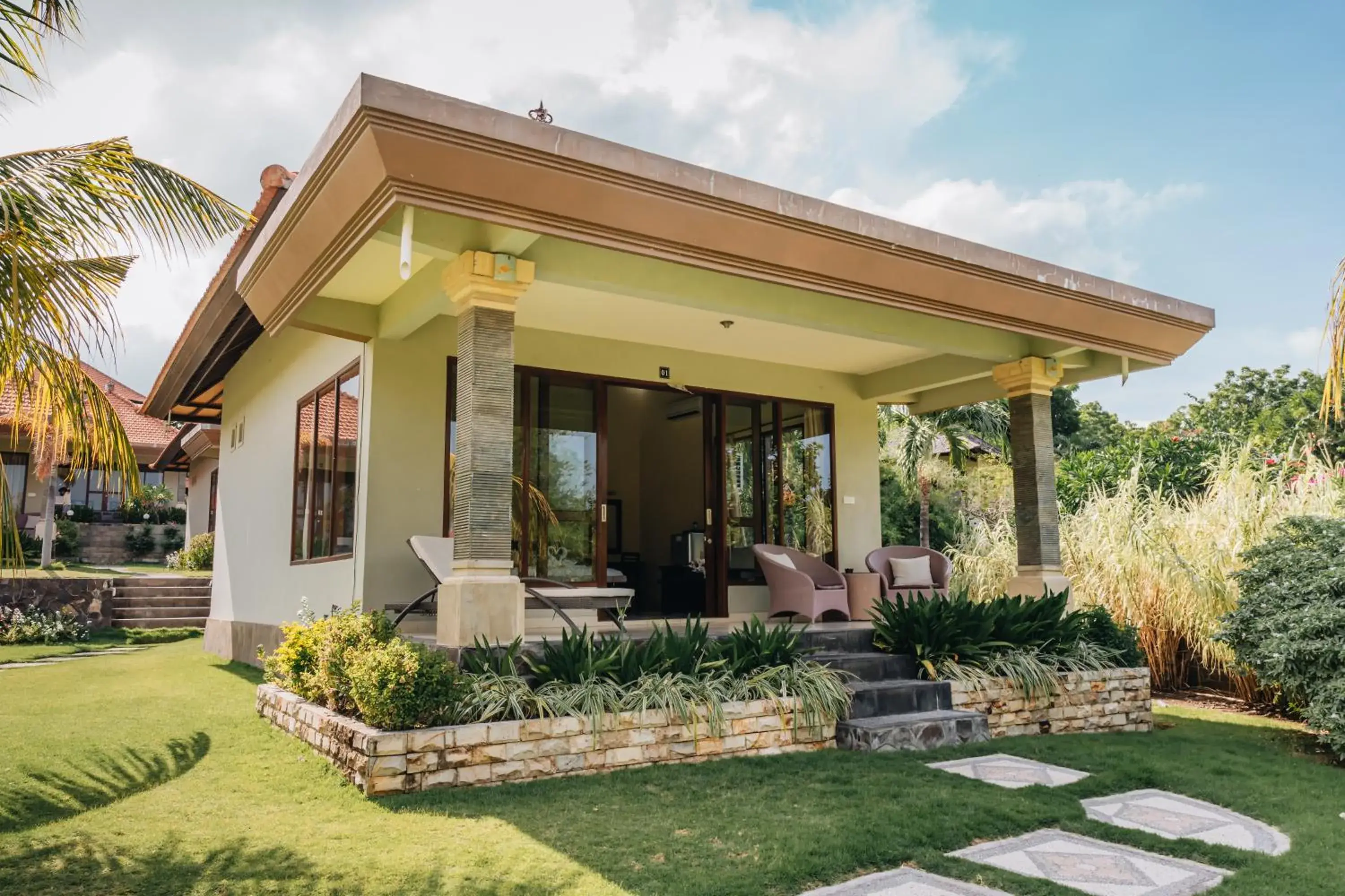 Deluxe Double or Twin Room in Ocean View Tulamben Dive & Resort Deluxe Double or Twin Room in Ocean View Tulamben Dive & Resort