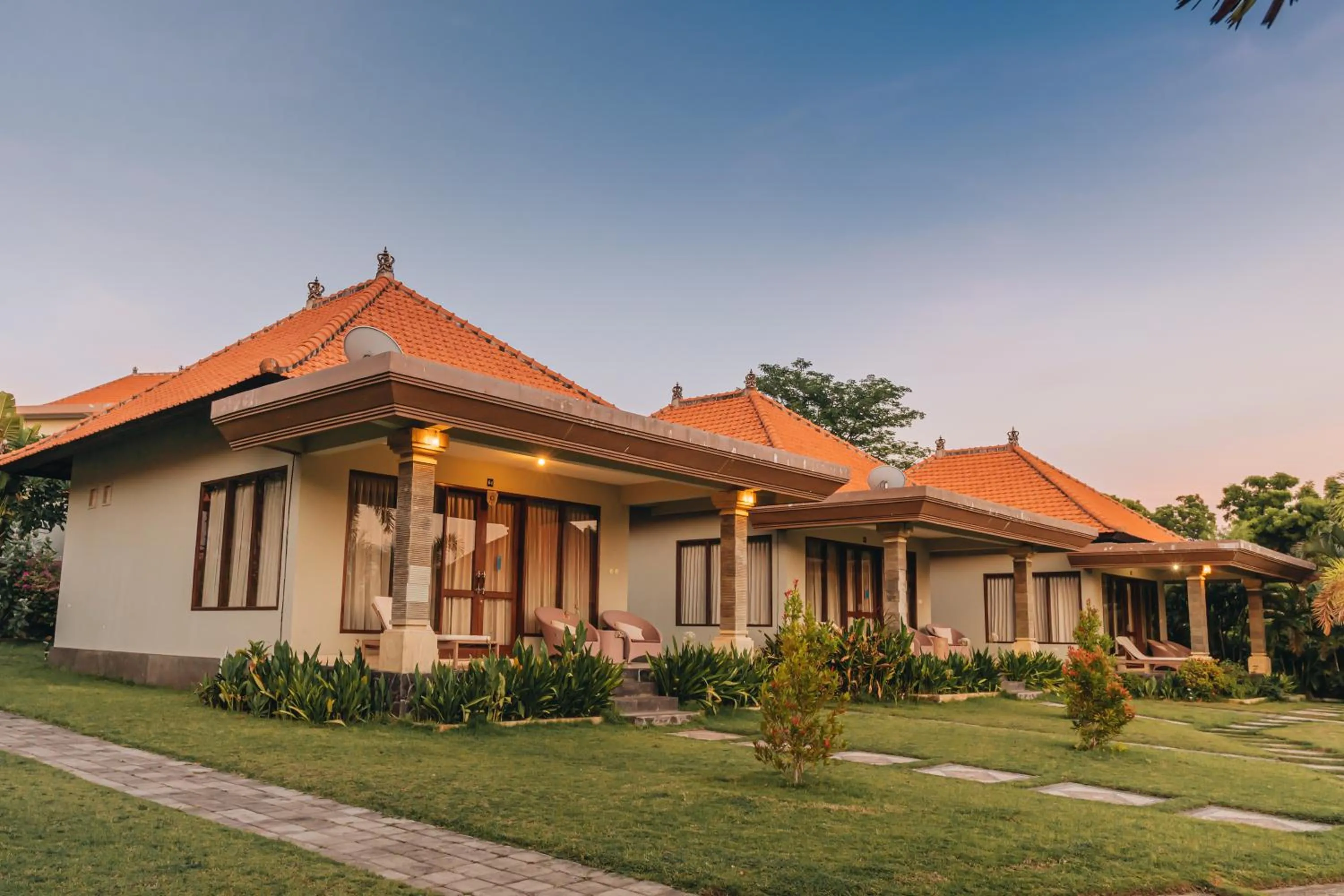 Property building in Ocean View Tulamben Dive & Resort