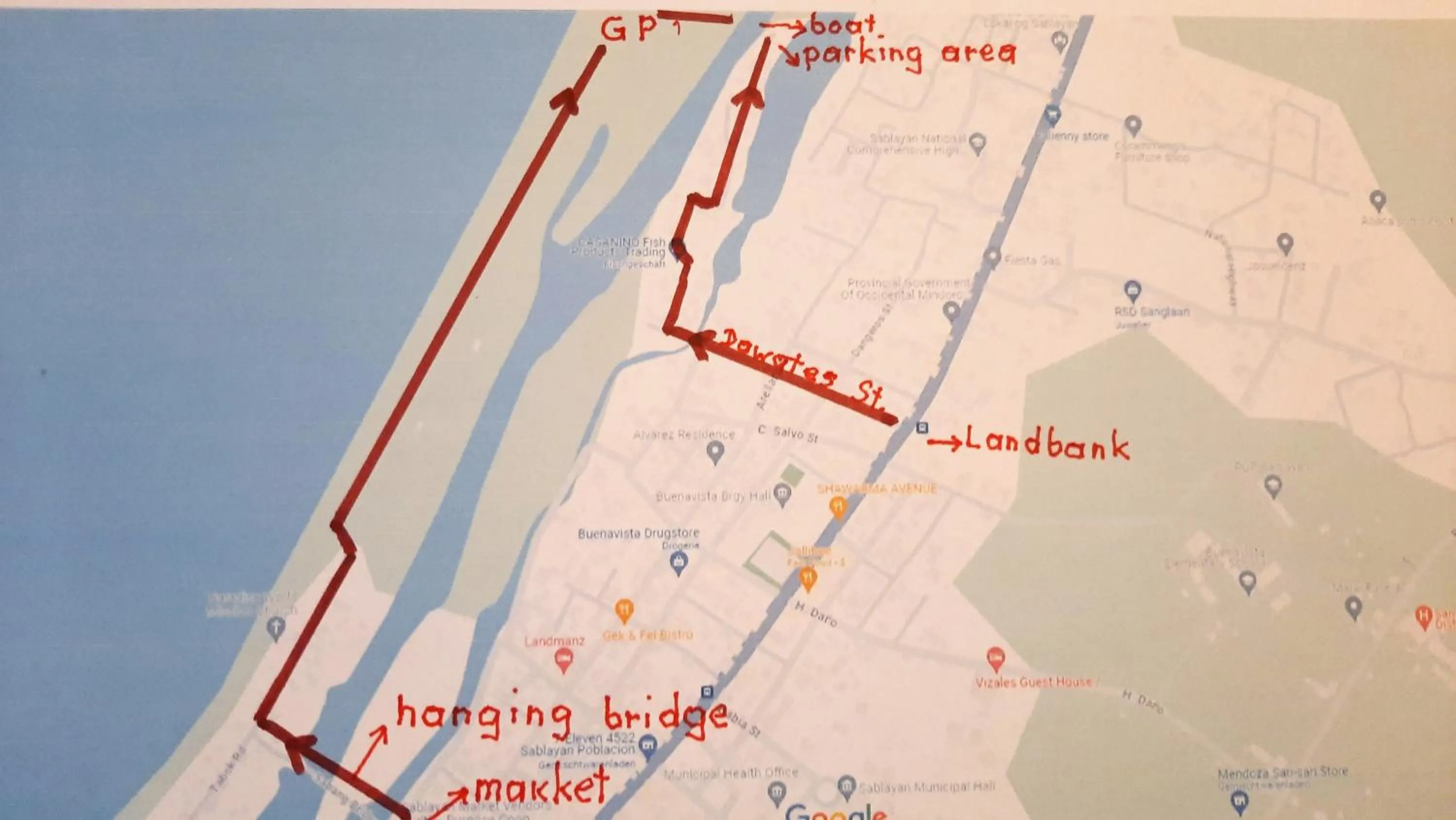 Property building in Sablayan Gustav's Place Silver Beach Dive Resort