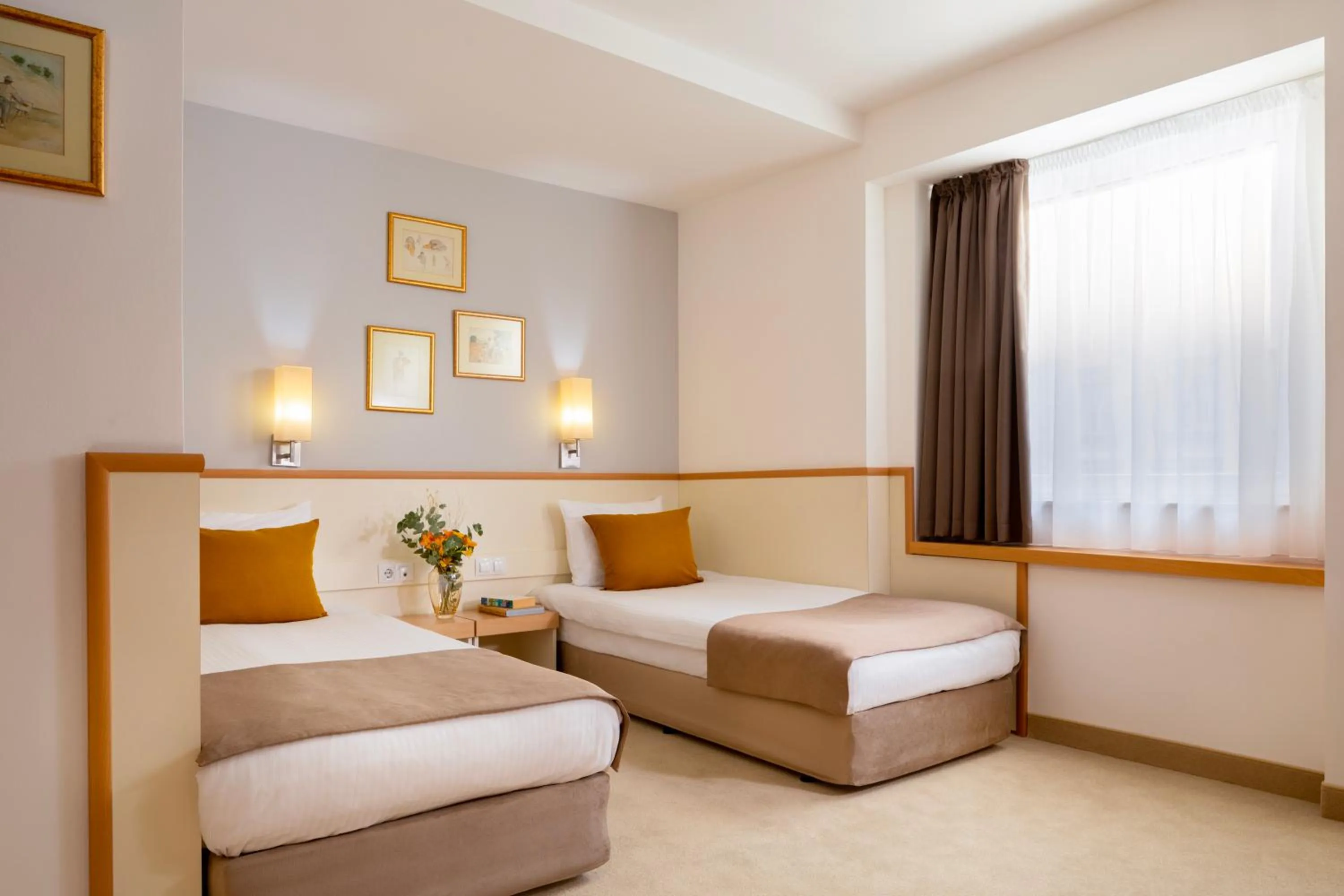 Bed in Arte Sofia Hotel