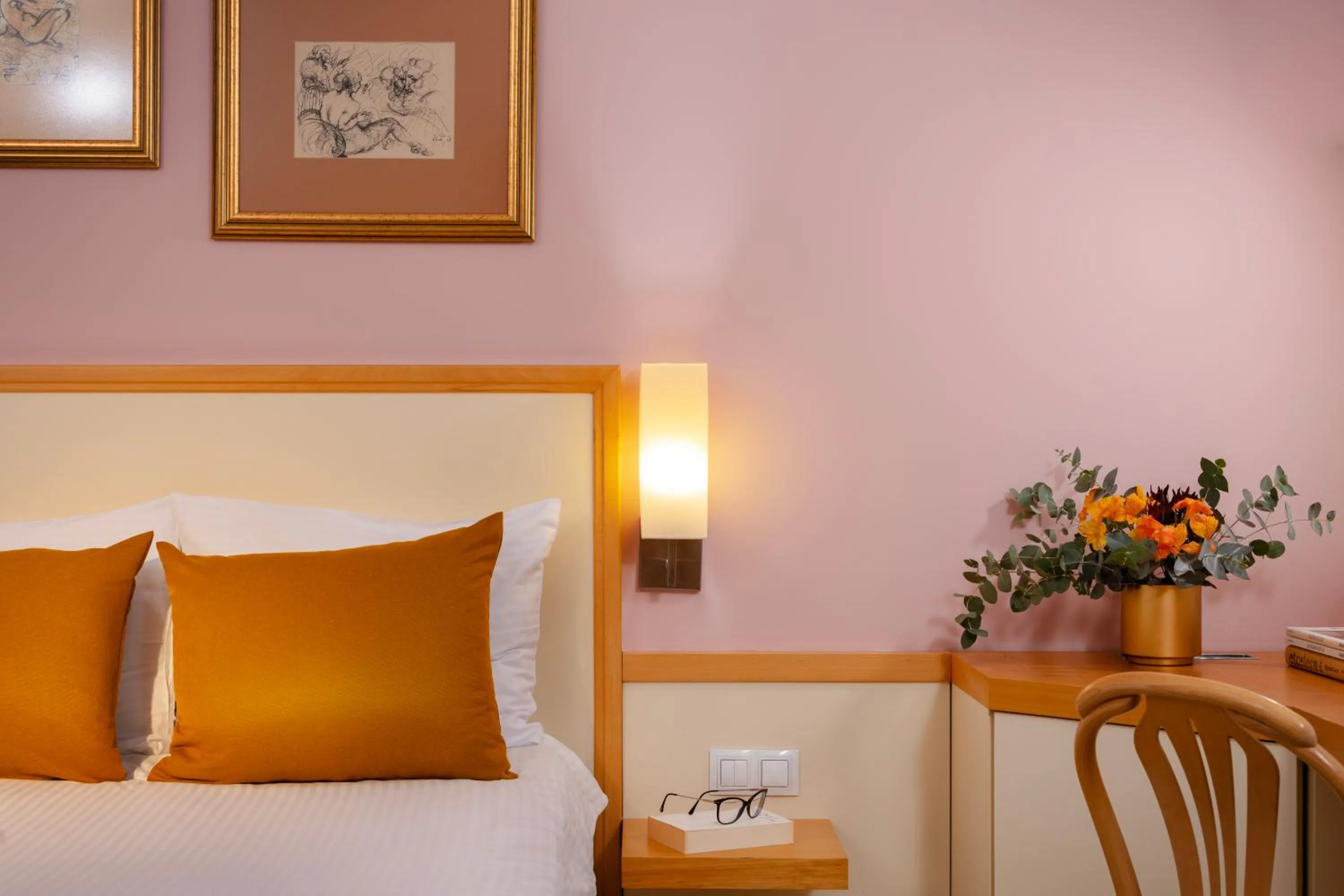 Bed in Arte Sofia Hotel