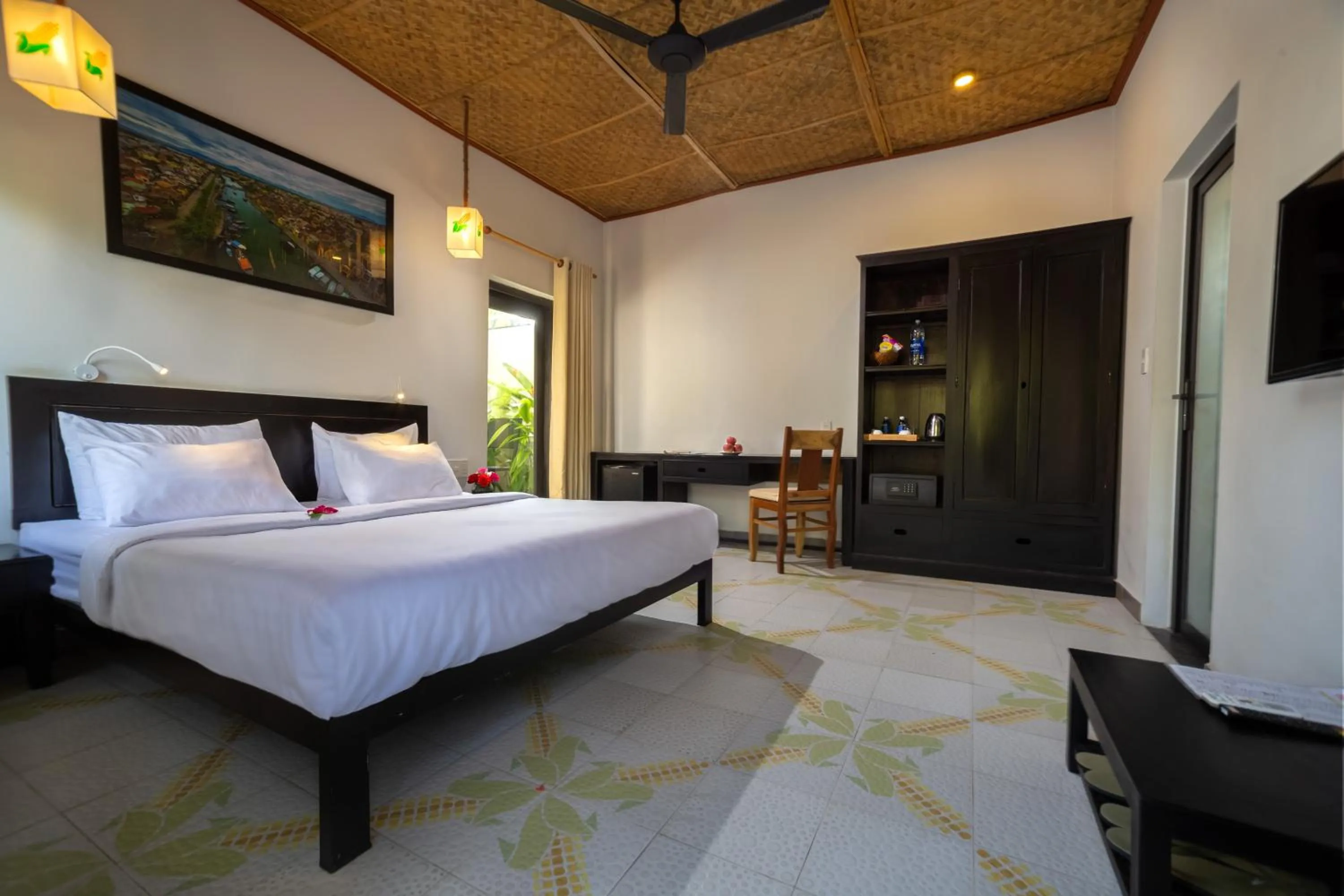 Bedroom, Bed in Hoi An Corn Riverside Villa