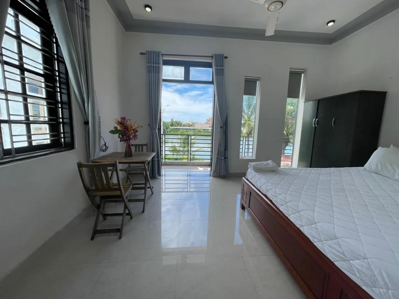 Bed in Hoi An Corn Riverside Villa