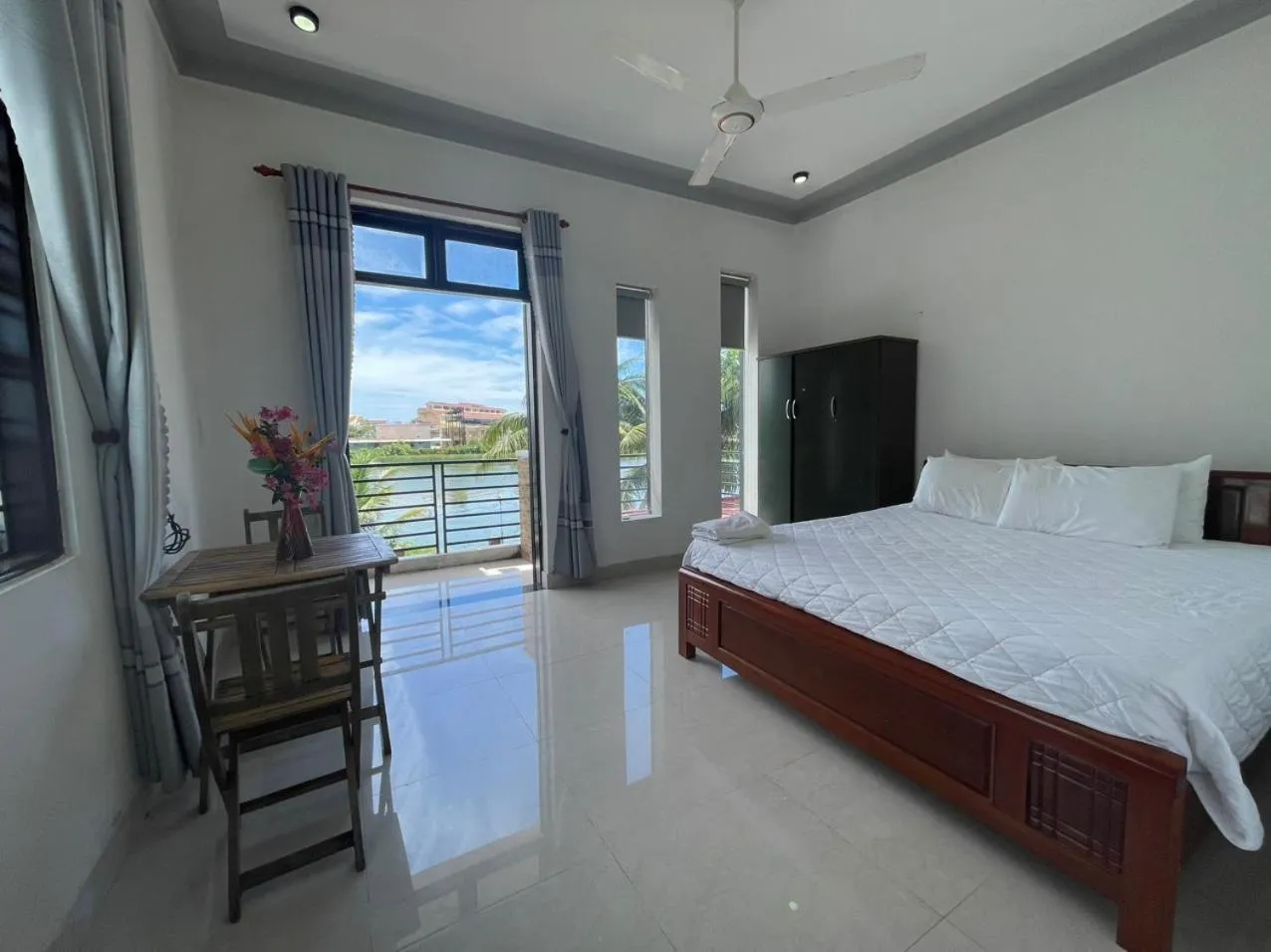 Bed in Hoi An Corn Riverside Villa