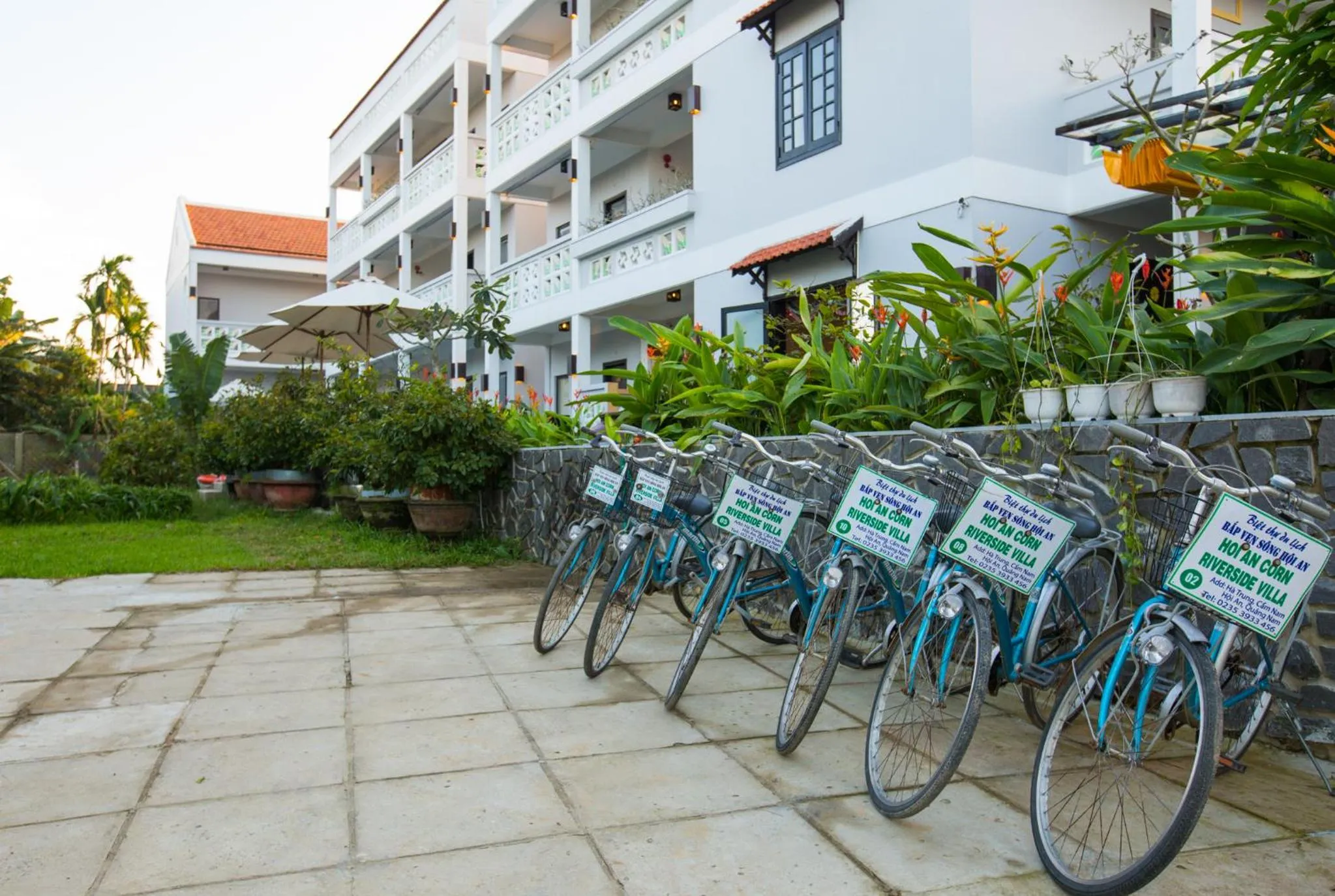 Cycling in Hoi An Corn Riverside Villa