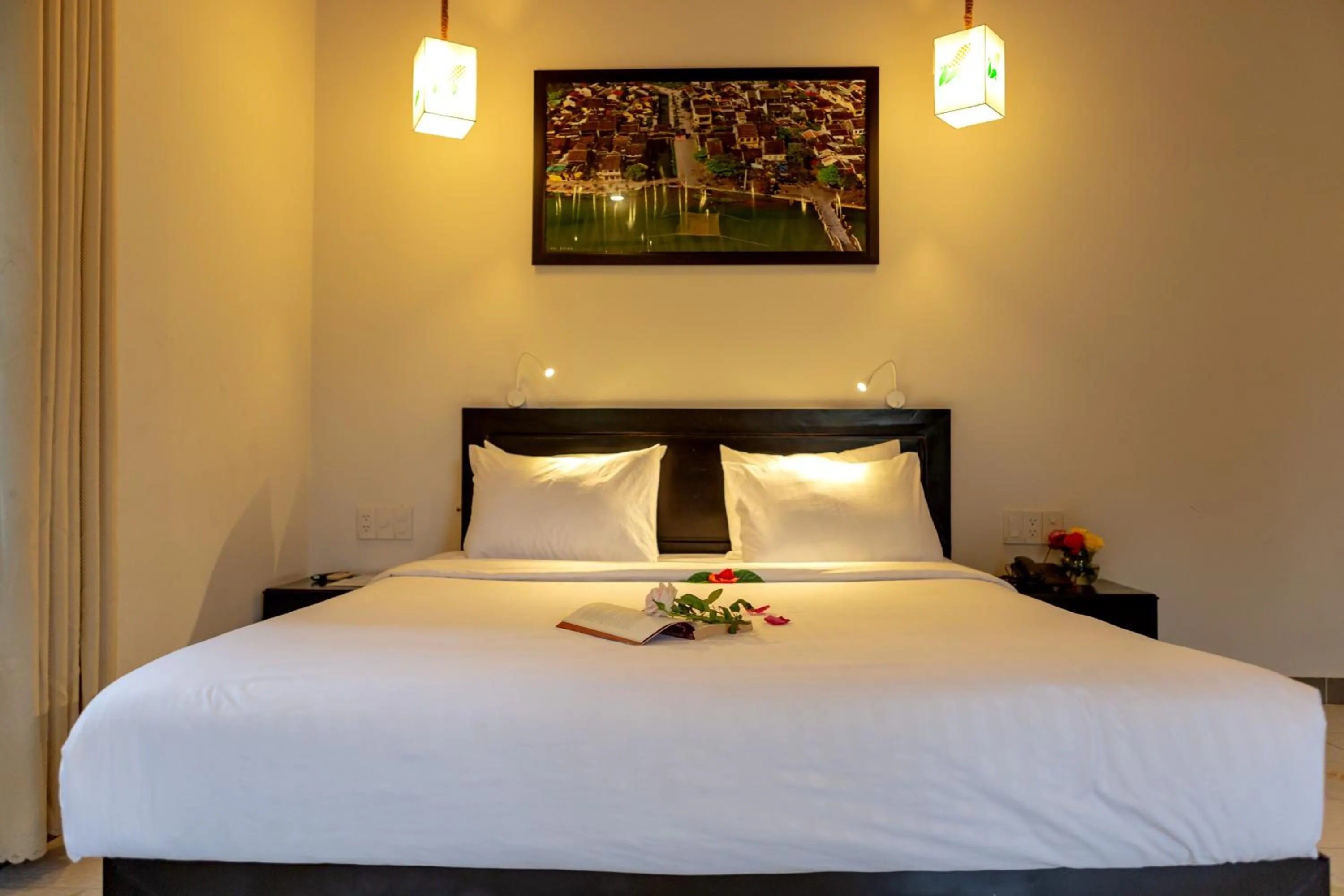 Bedroom, Bed in Hoi An Corn Riverside Villa