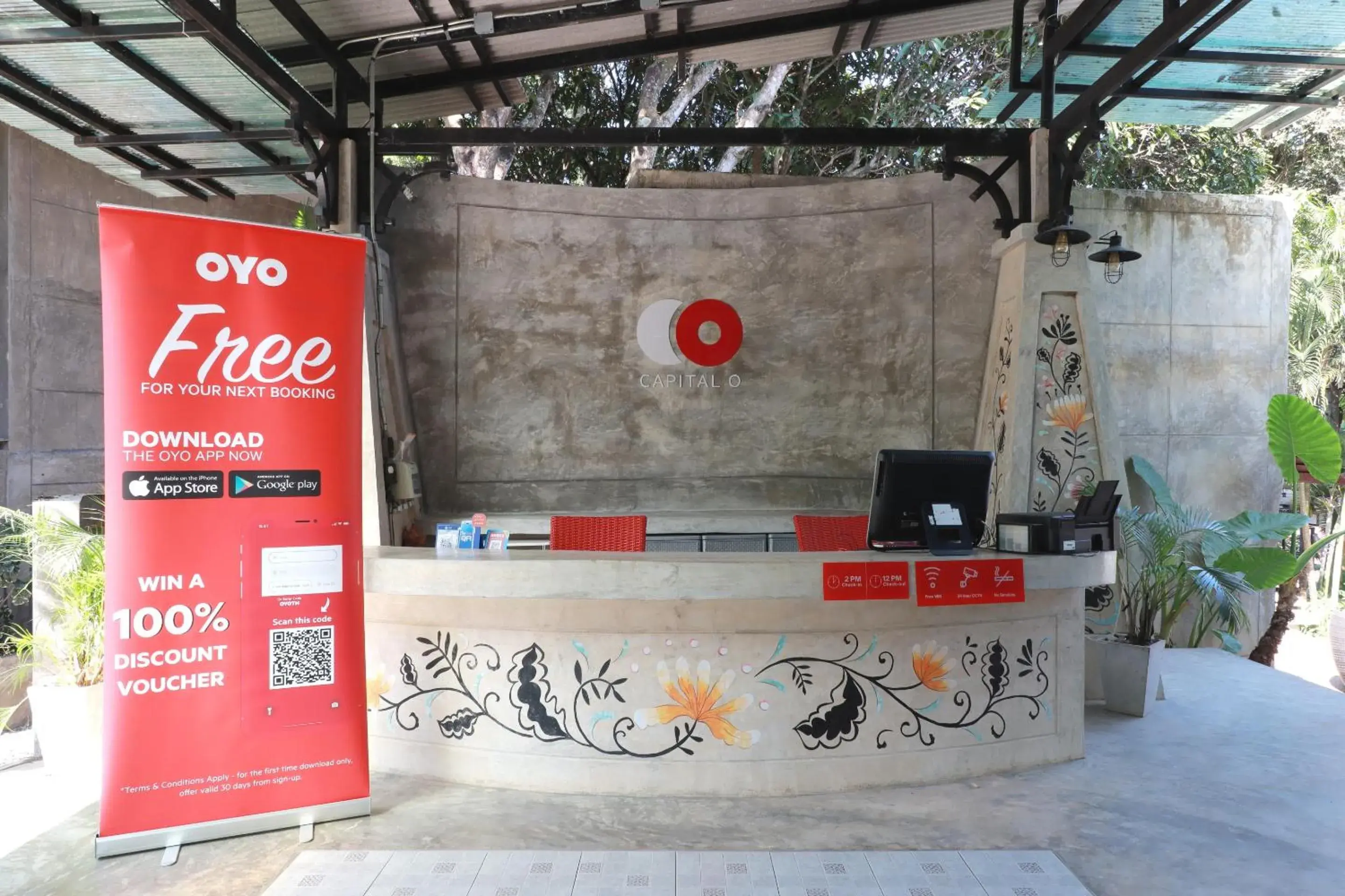 Lobby or reception in Capital O 464 At Nata Chiangmai Chic Jungle Lobby or reception in Capital O 464 At Nata Chiangmai Chic Jungle