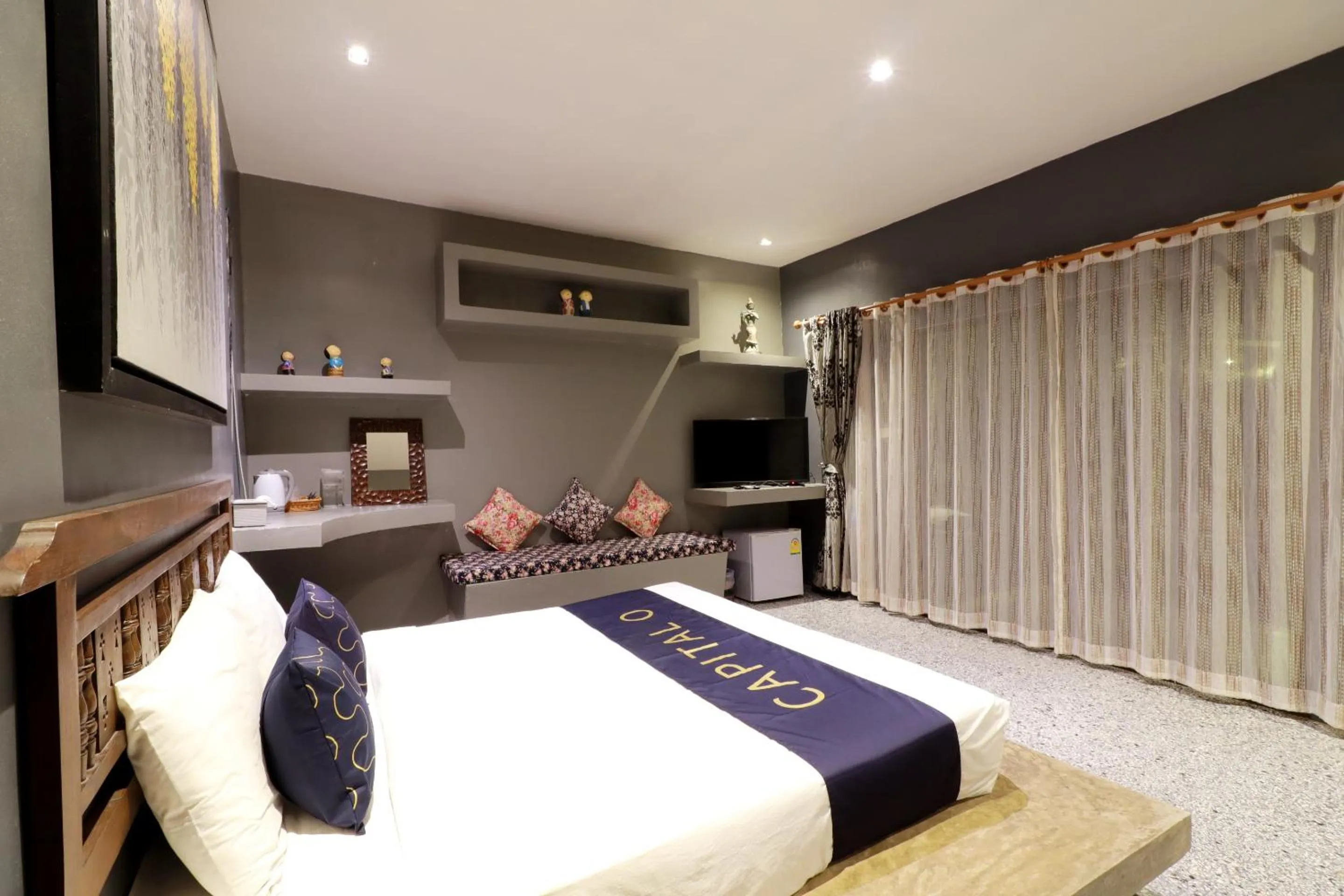 Bedroom, Bed in Capital O 464 At Nata Chiangmai Chic Jungle