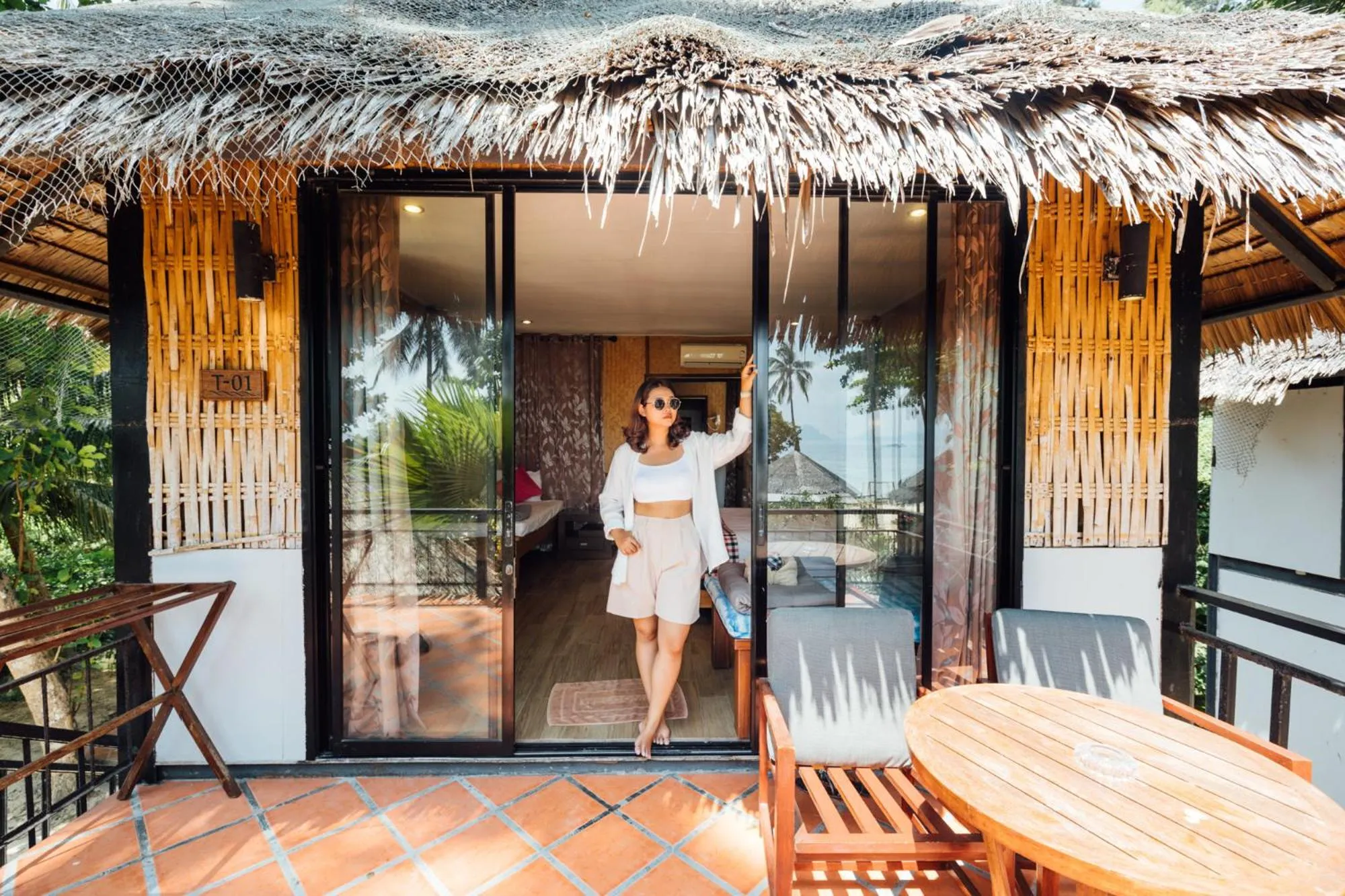 Balcony/Terrace in Thapwarin Resort - Green Hotel