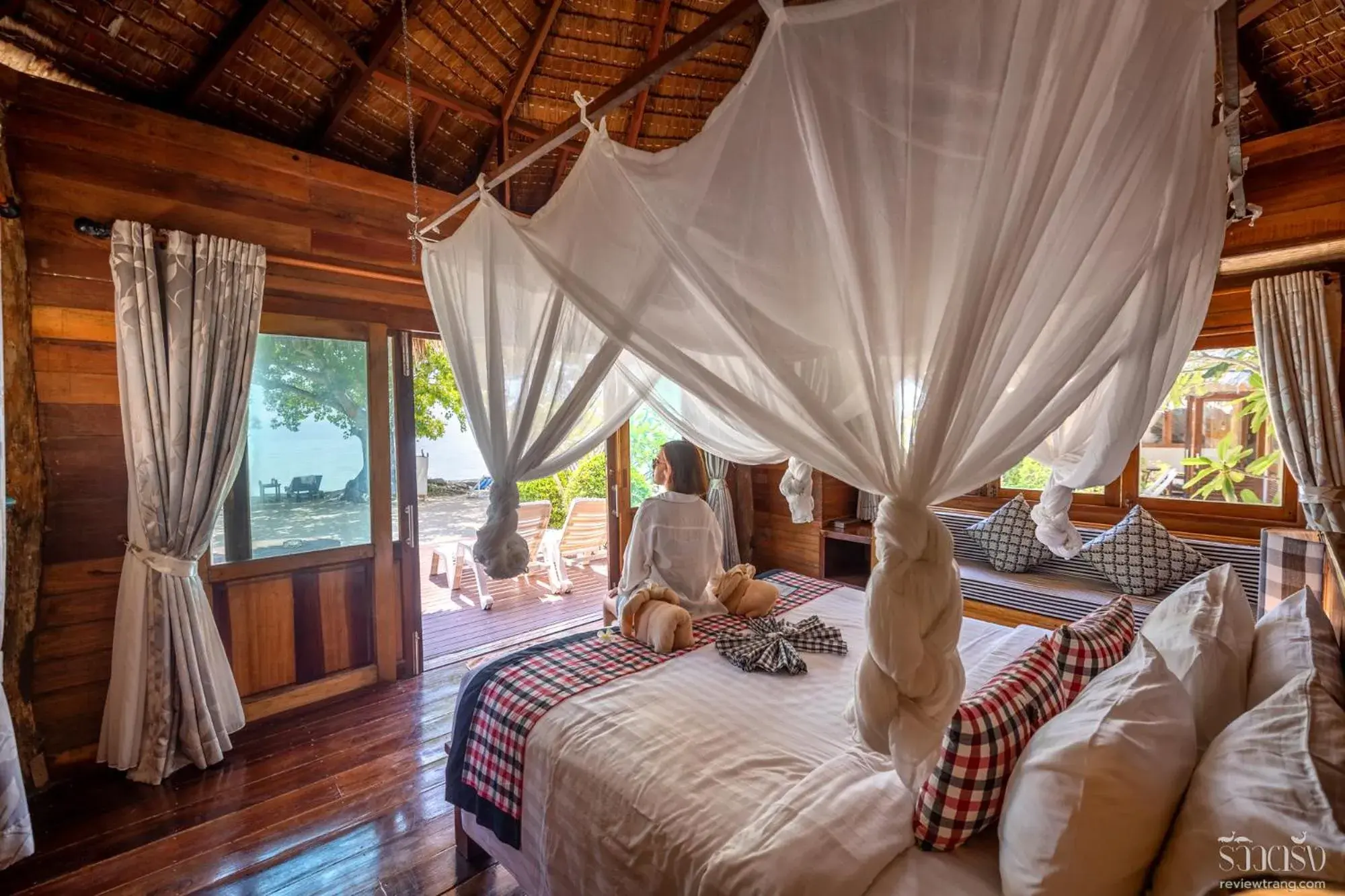 View (from property/room), Bed in Thapwarin Resort - Green Hotel View (from property/room), Bed in Thapwarin Resort - Green Hotel