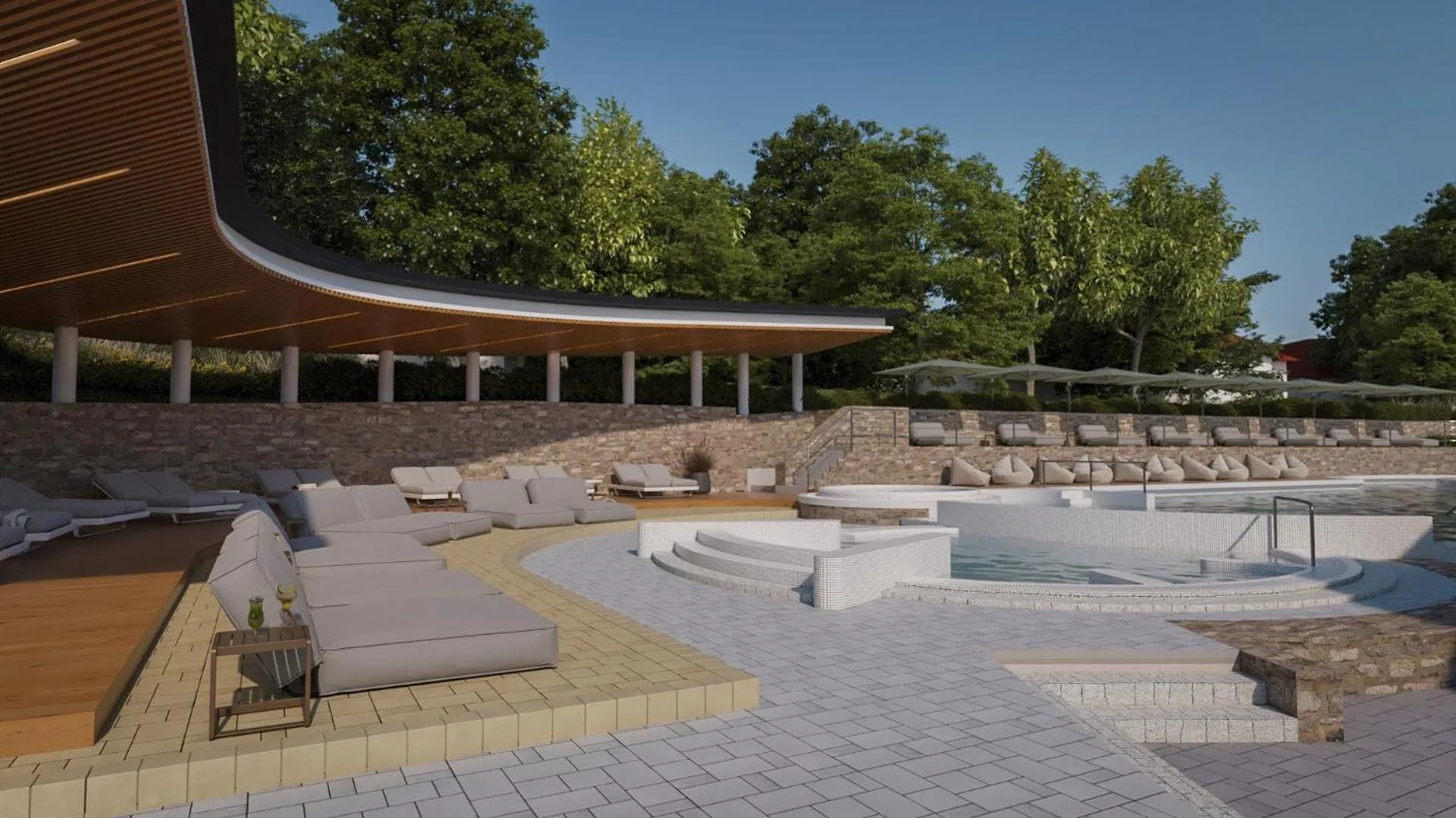 Swimming pool in Kolping Family Resort