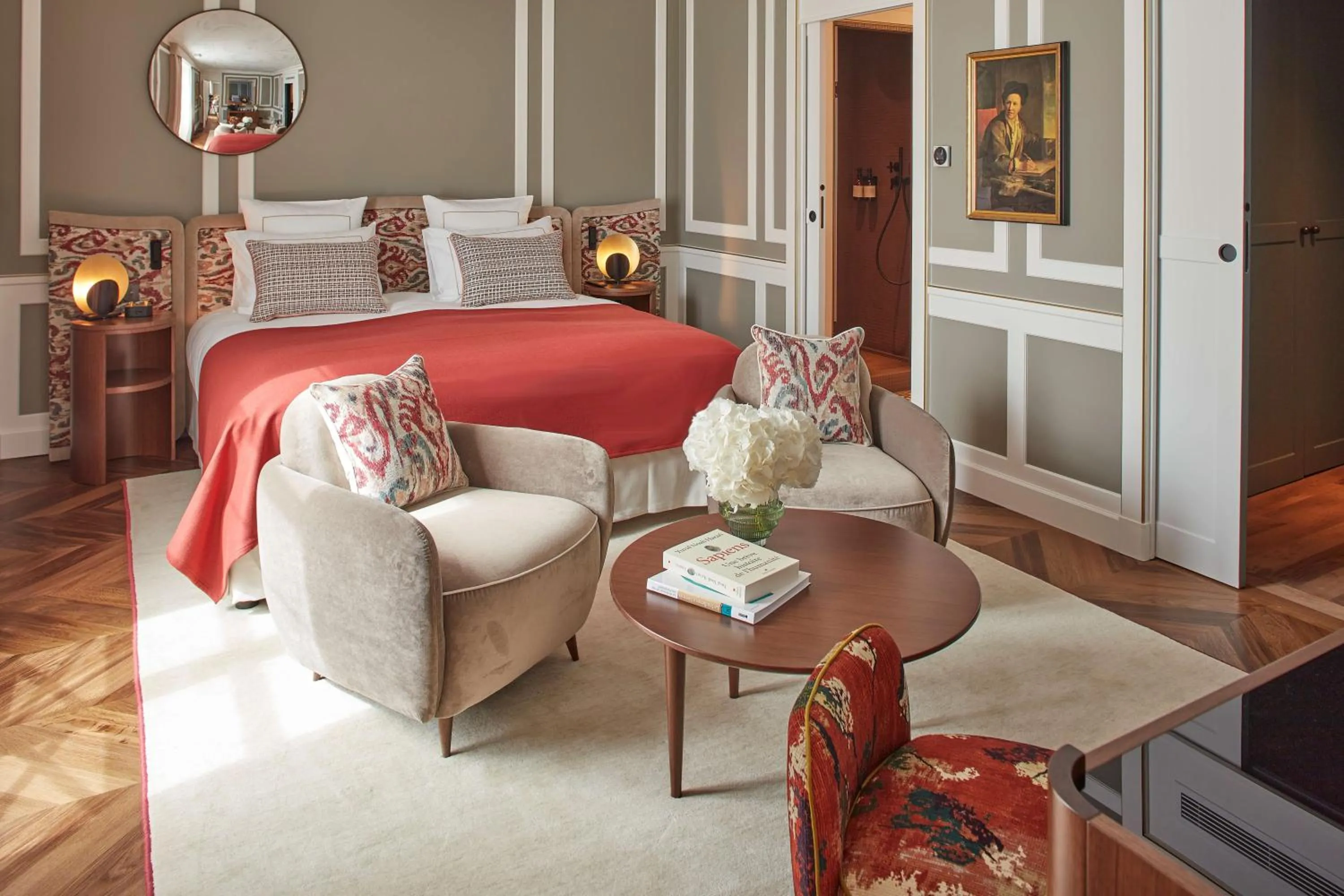 Bedroom, Bed in Hôtel Les Lumières - Relais & Châteaux