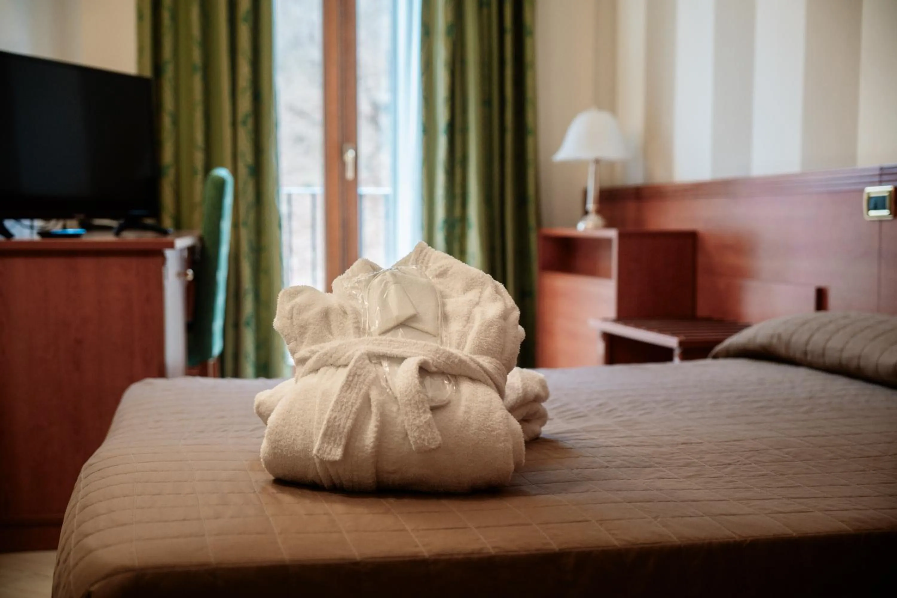 Bed in Grand Hotel Elite