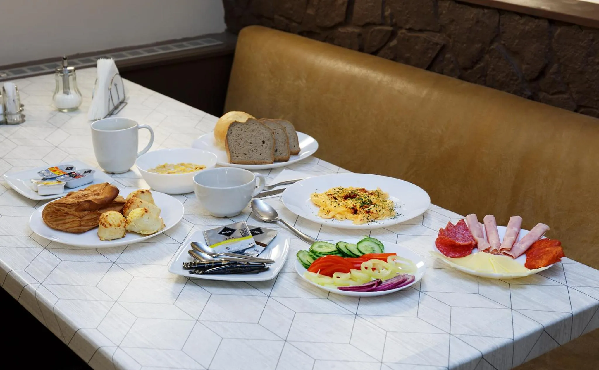 Buffet breakfast in Korona Panzió Budapest