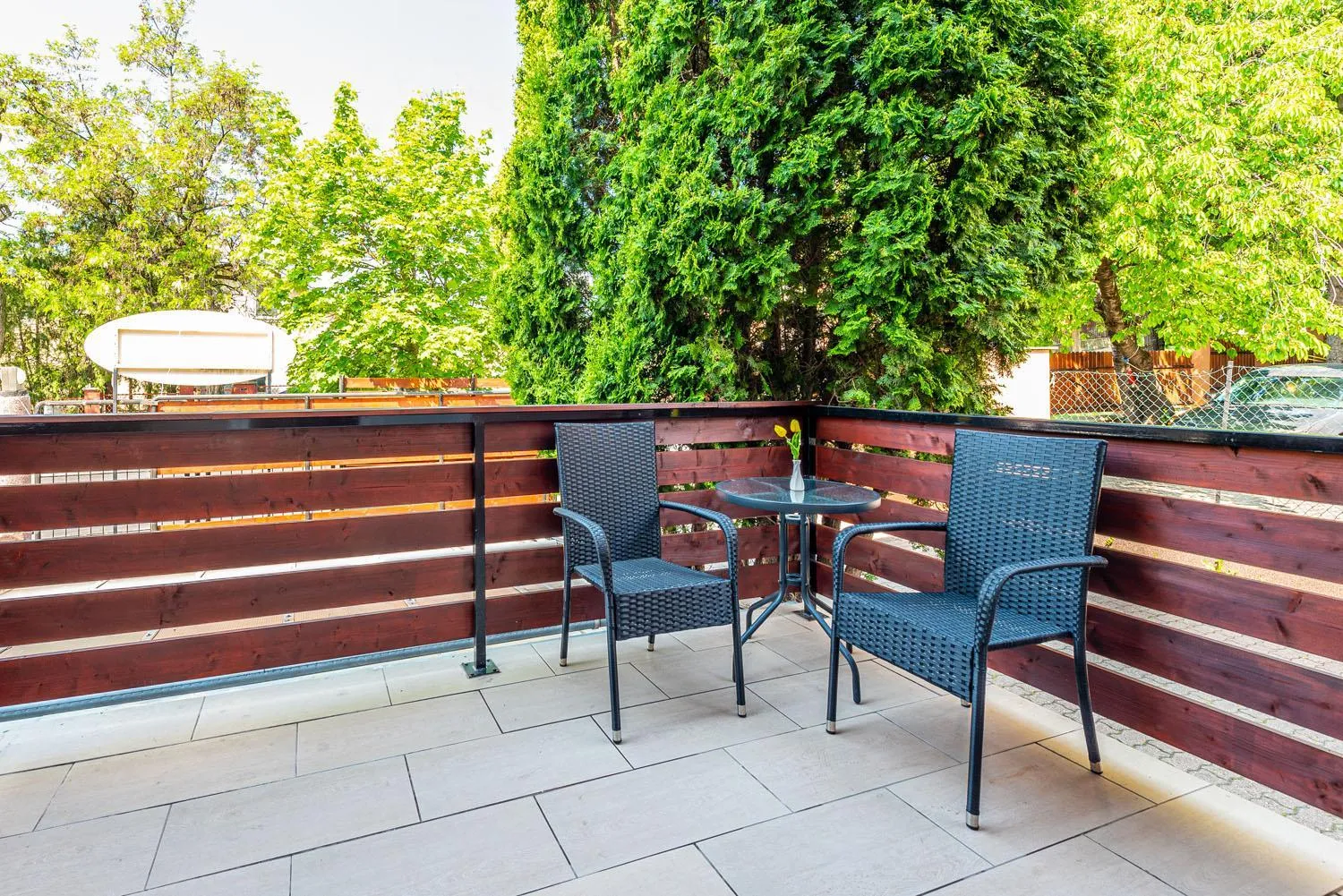 Inner courtyard view in Korona Panzió Budapest