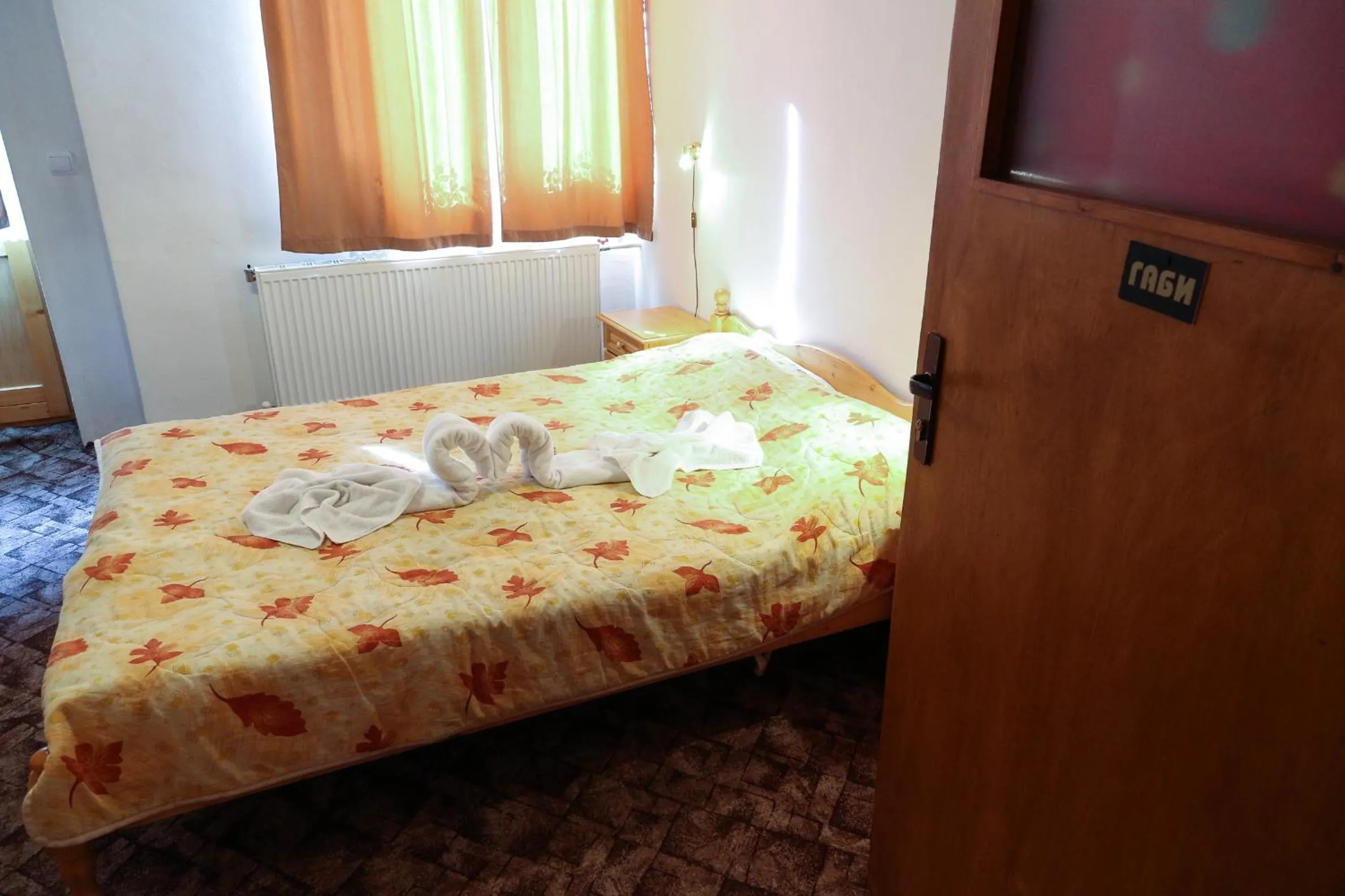 Bed in Family Hotel Bisser