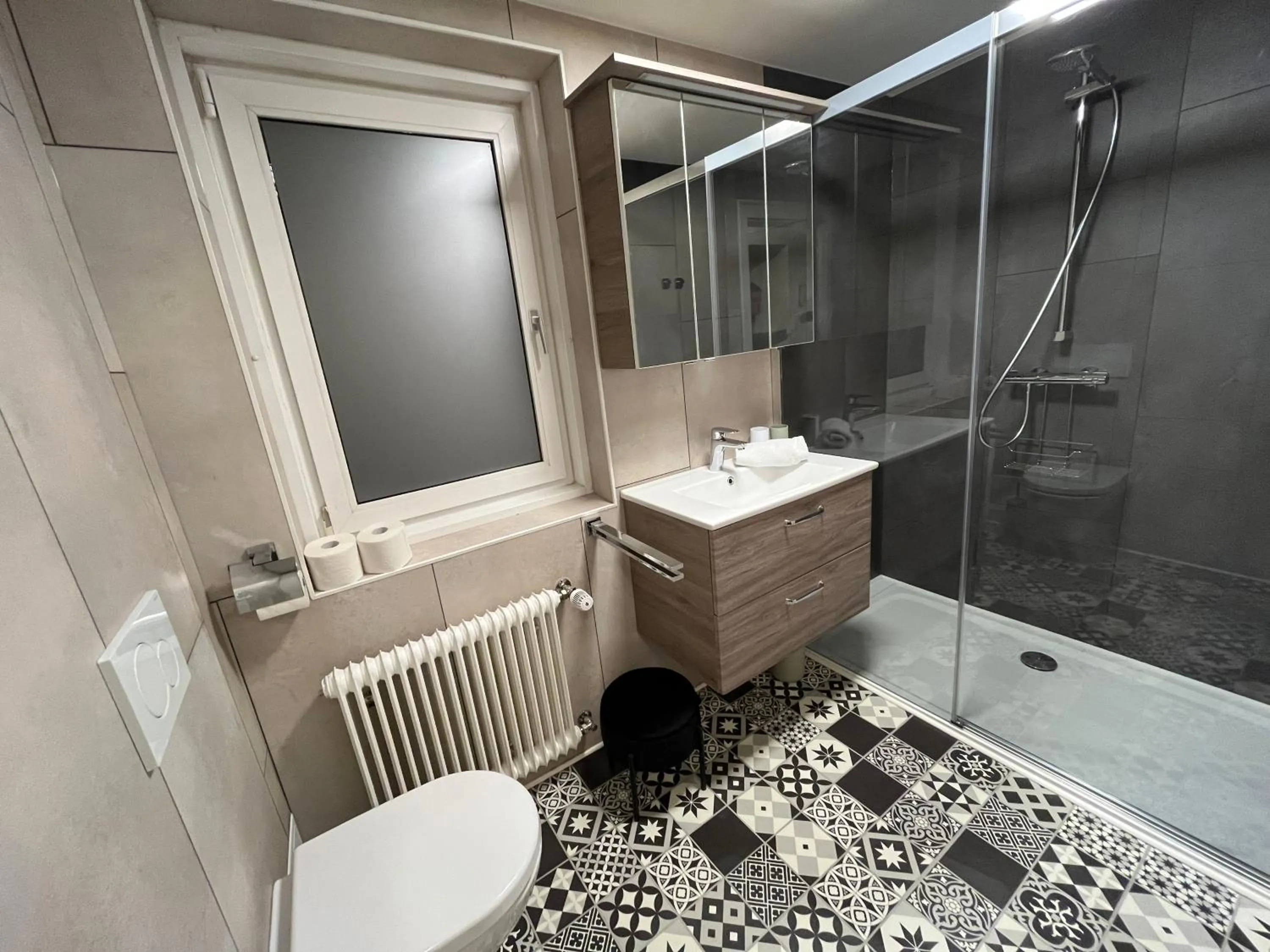 Bathroom in Chalet Embacher by AlpenTravel
