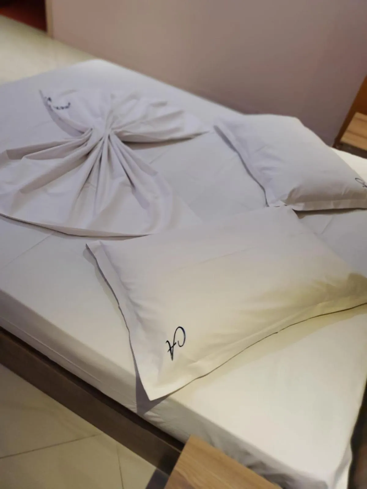 Bed in Hotel Alysa Korce