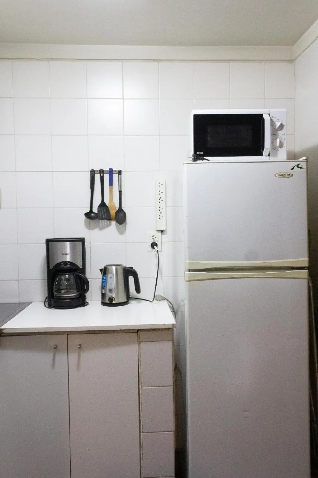 Kitchen or kitchenette in Michay, bungalow 4pax, a 50 mts del lago.