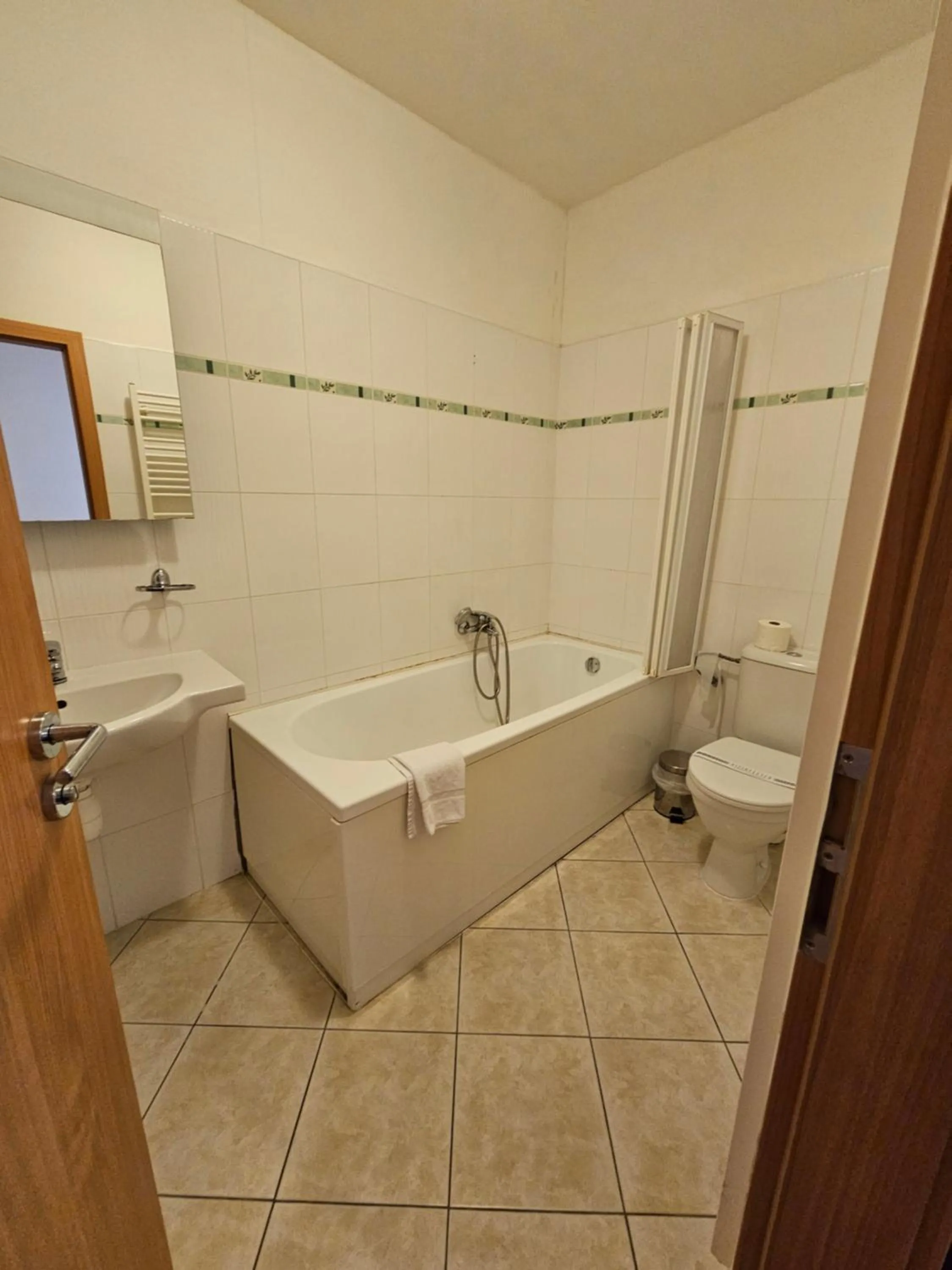 Shower in Hotel U Divadla