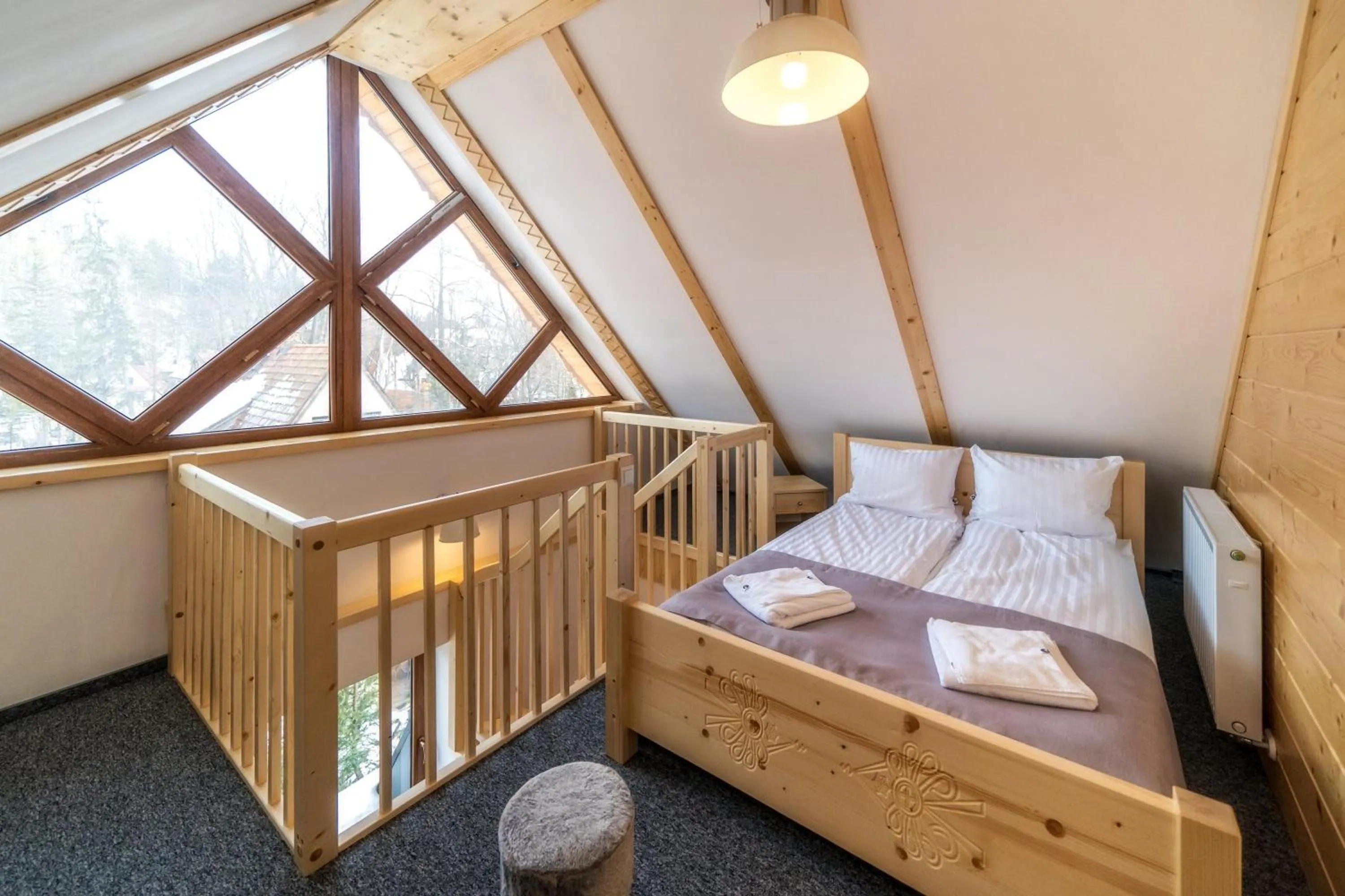 Bed in Villa Kaplowa Chata & SPA