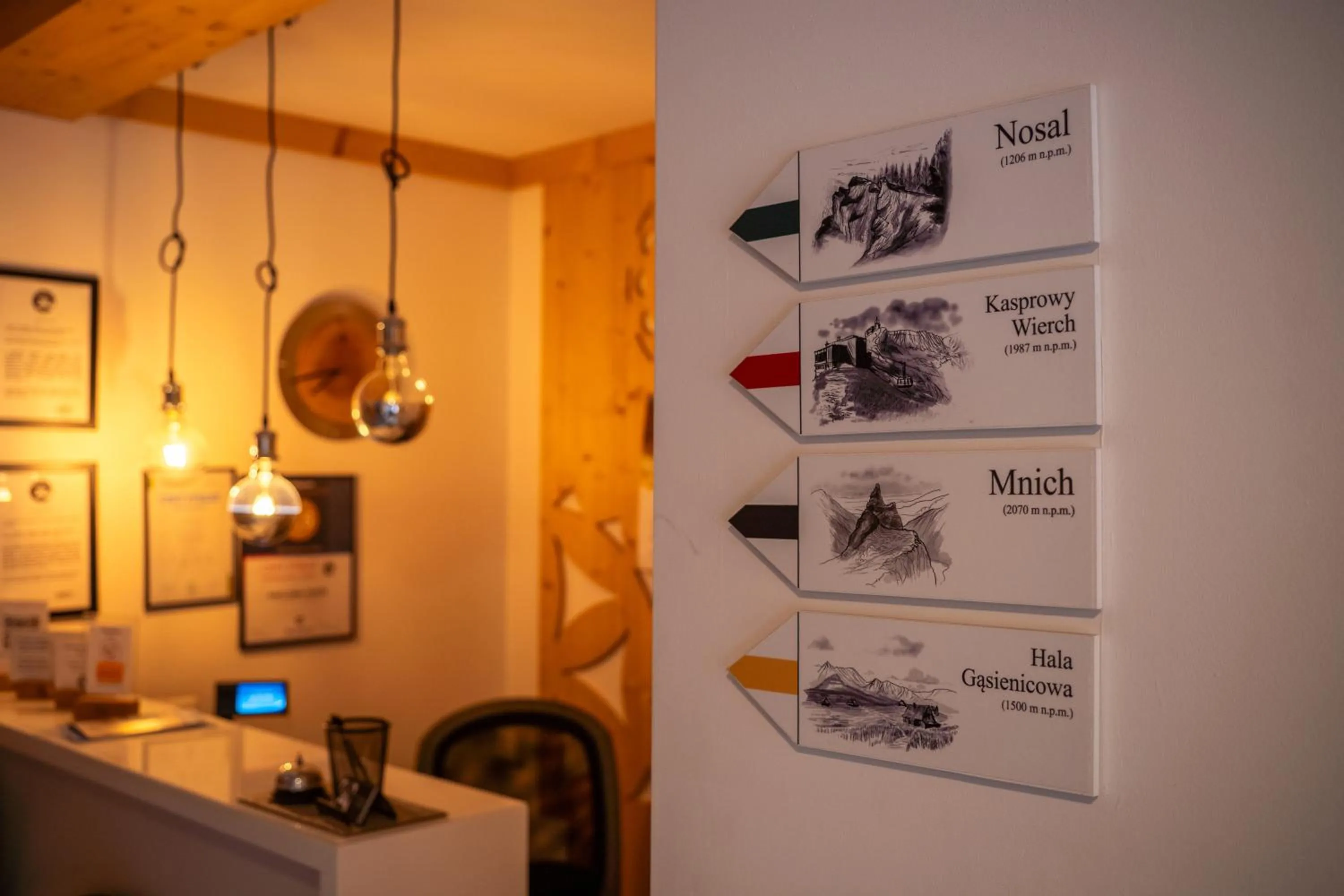 Lobby or reception in Villa Kaplowa Chata & SPA