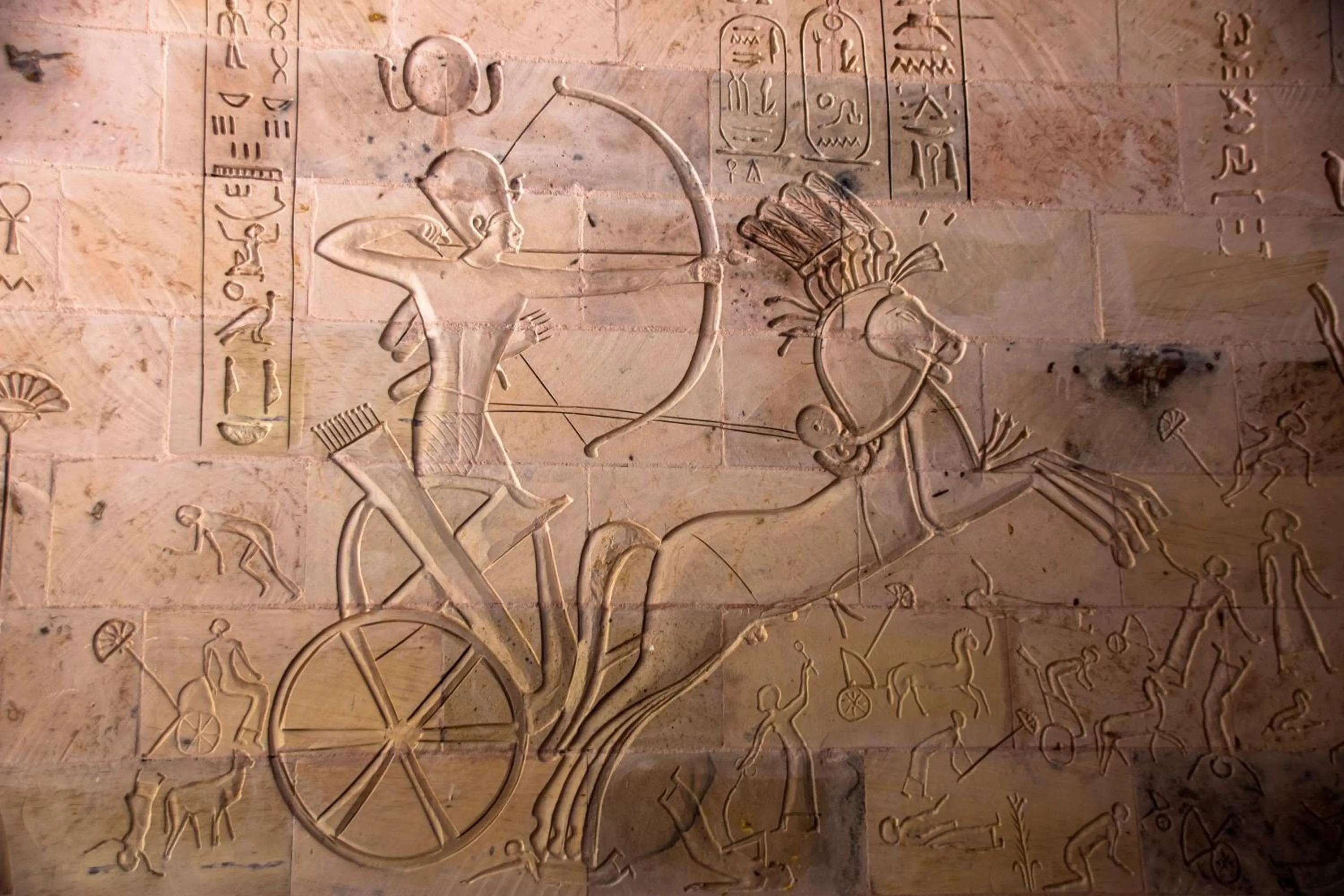 Decorative detail in Thebes Hotel