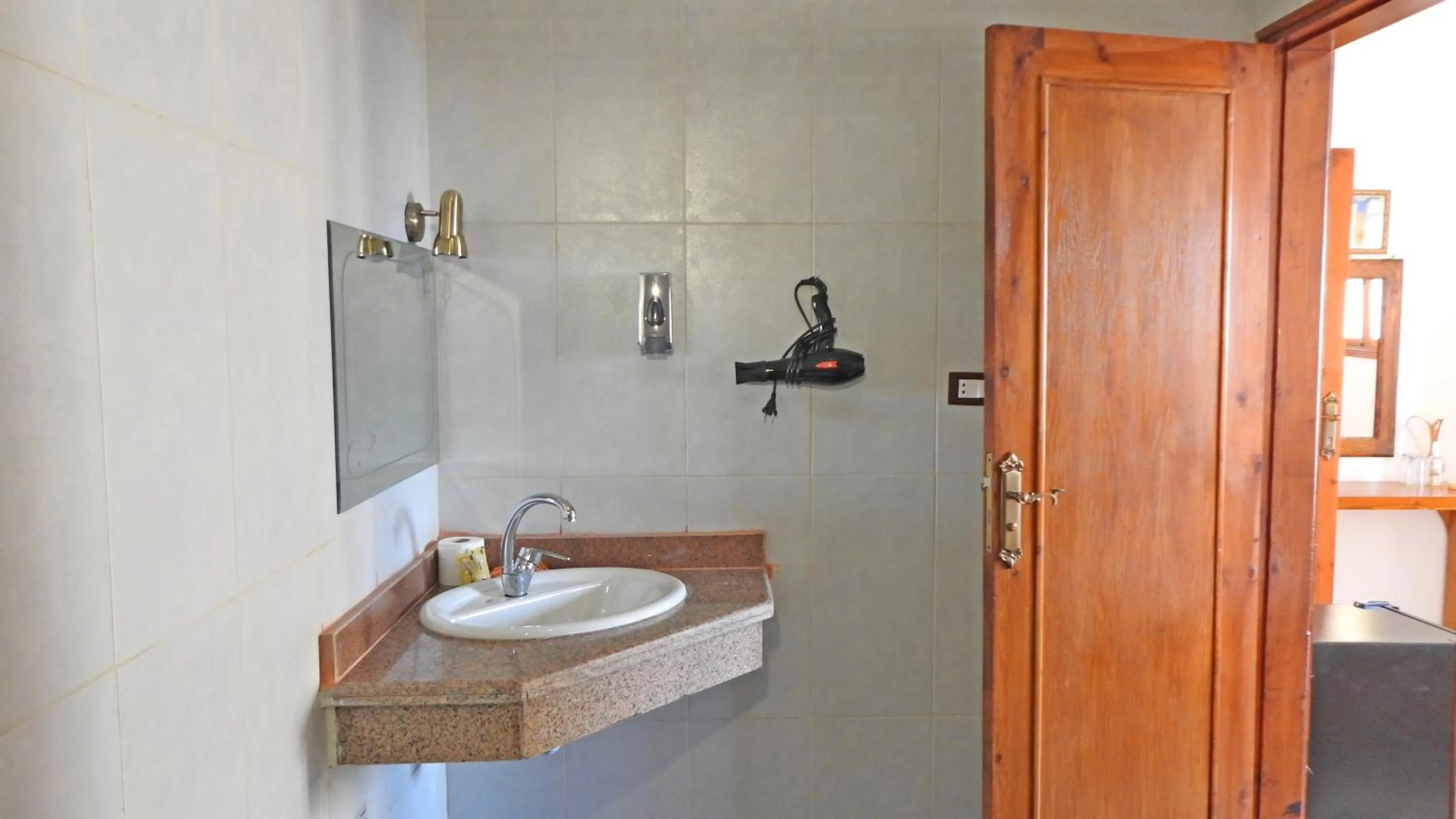 Bathroom in Thebes Hotel