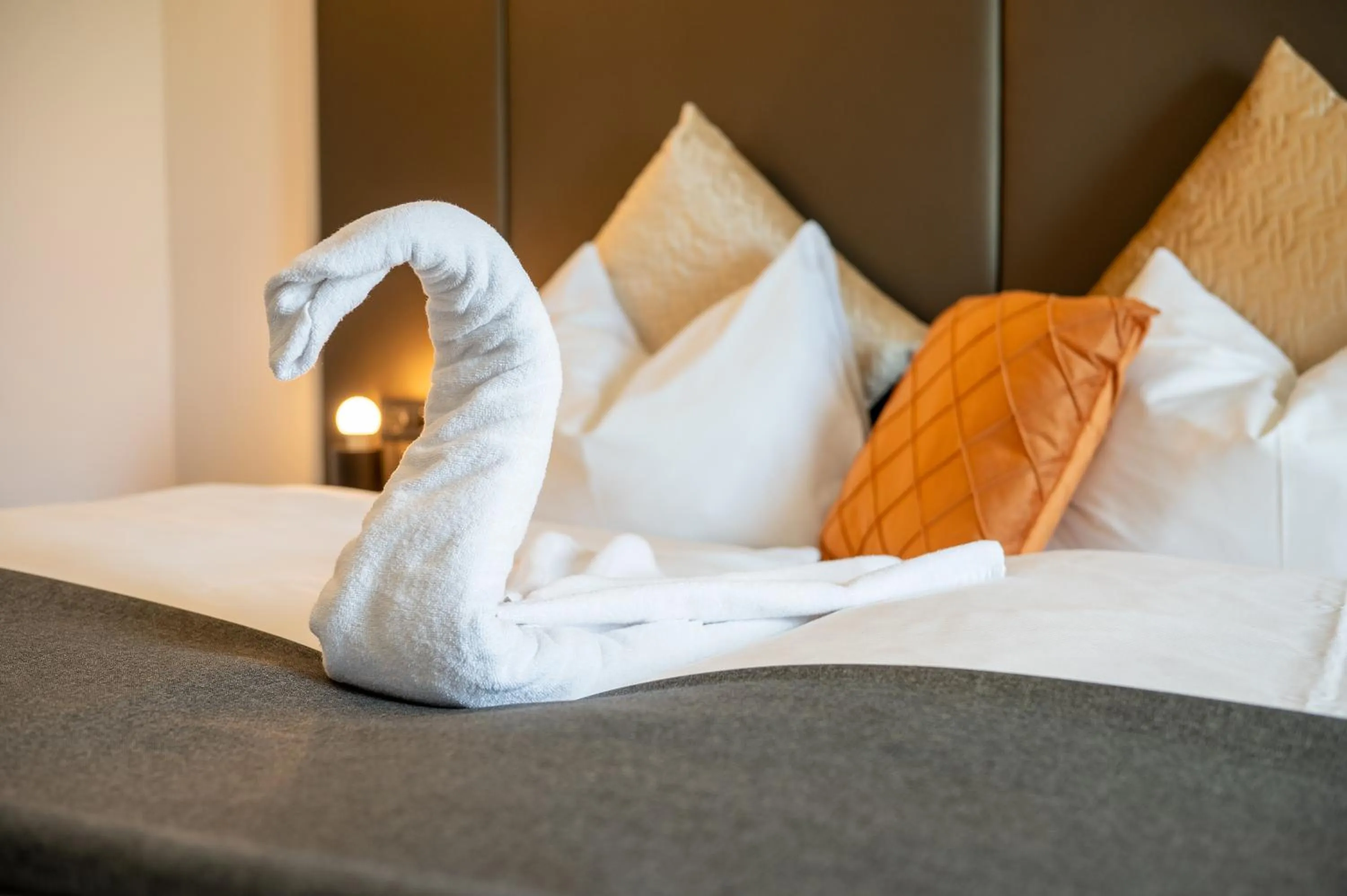 Bed in Hotel Marc Aurel