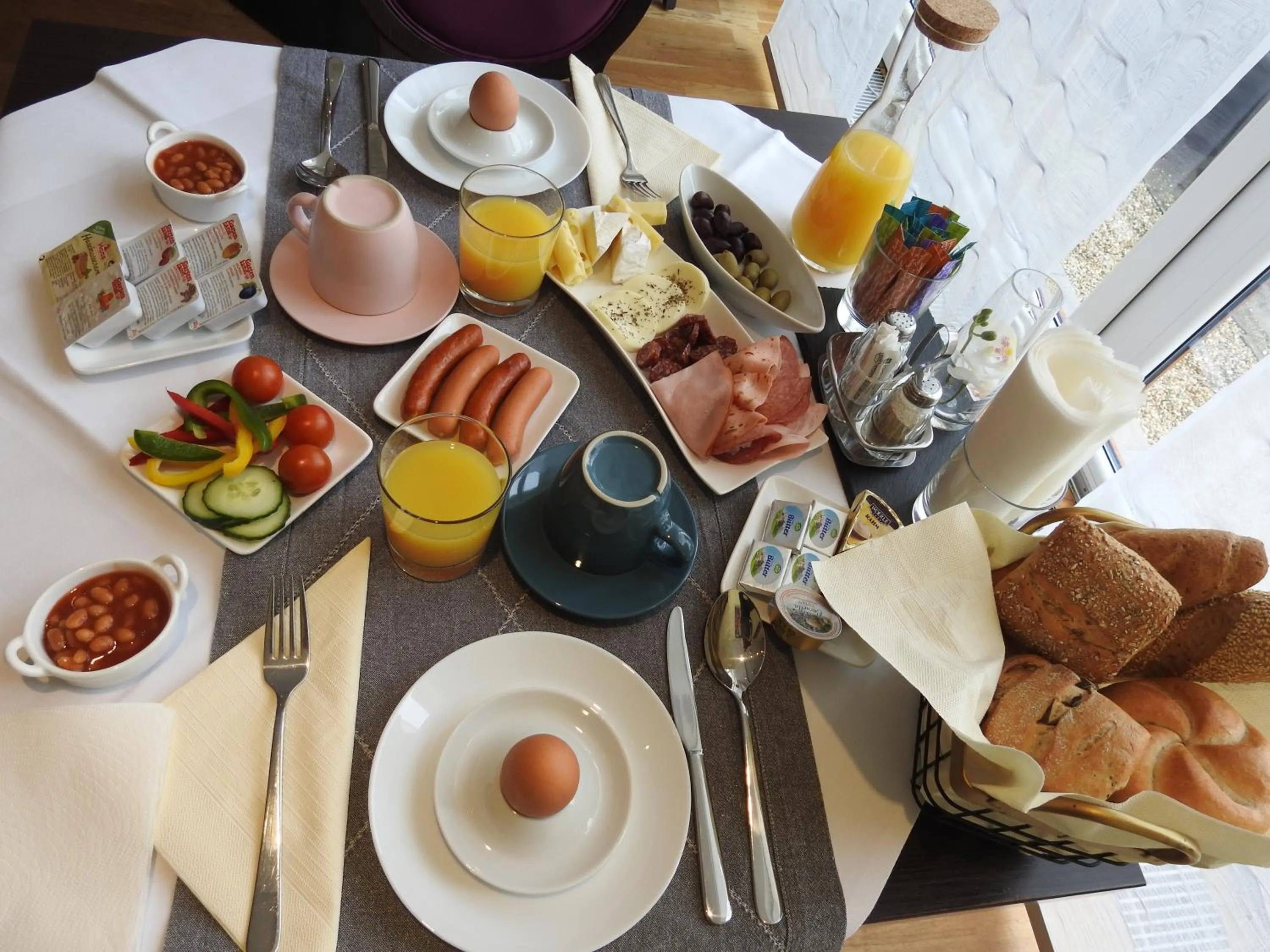 Dining area in Hotel Marc Aurel