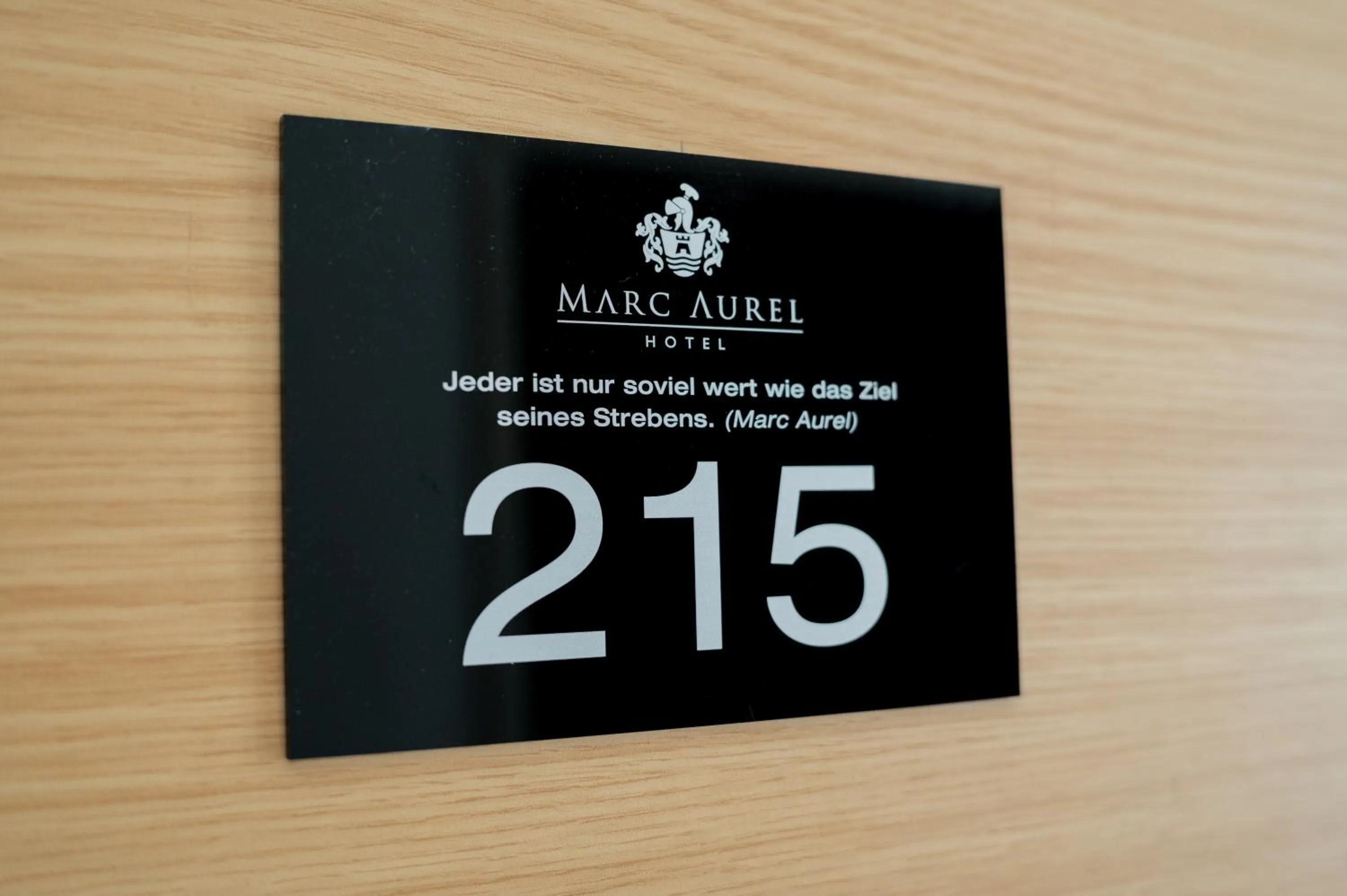 Property logo or sign in Hotel Marc Aurel