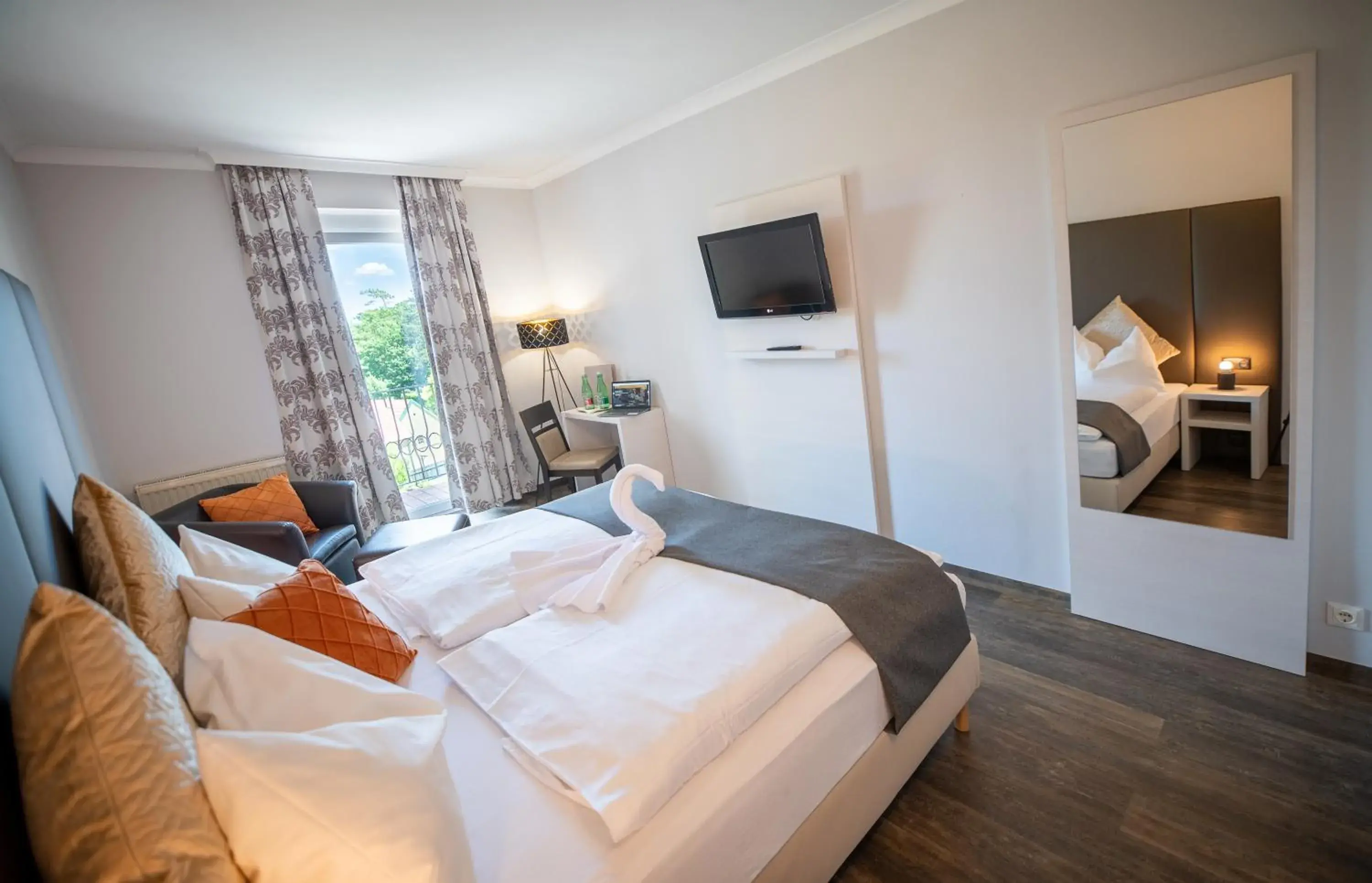 Bed in Hotel Marc Aurel Bed in Hotel Marc Aurel