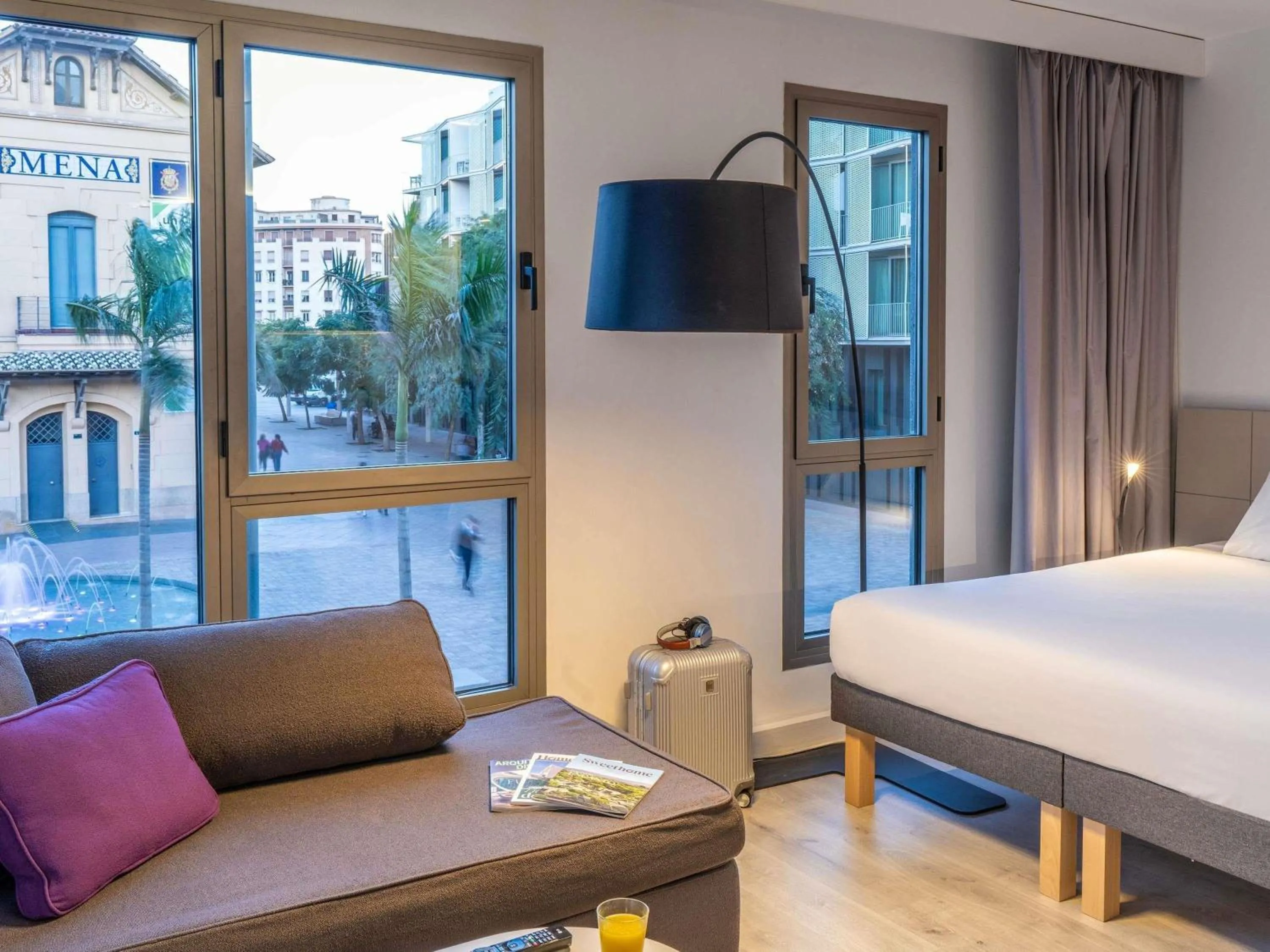 Property building, Bed in Novotel Suites Malaga Centro