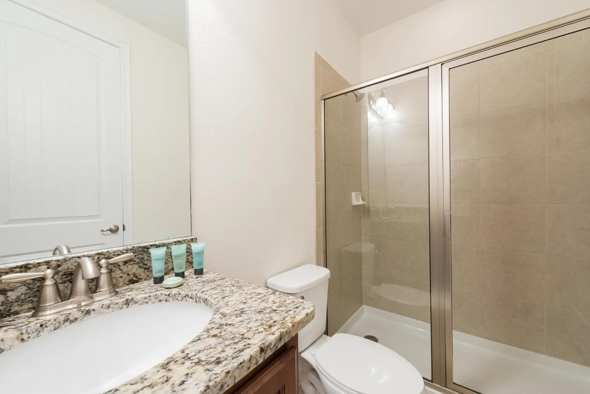 Bathroom in New House, Ecolab Sanitzed, Near Disney, Pool Fence