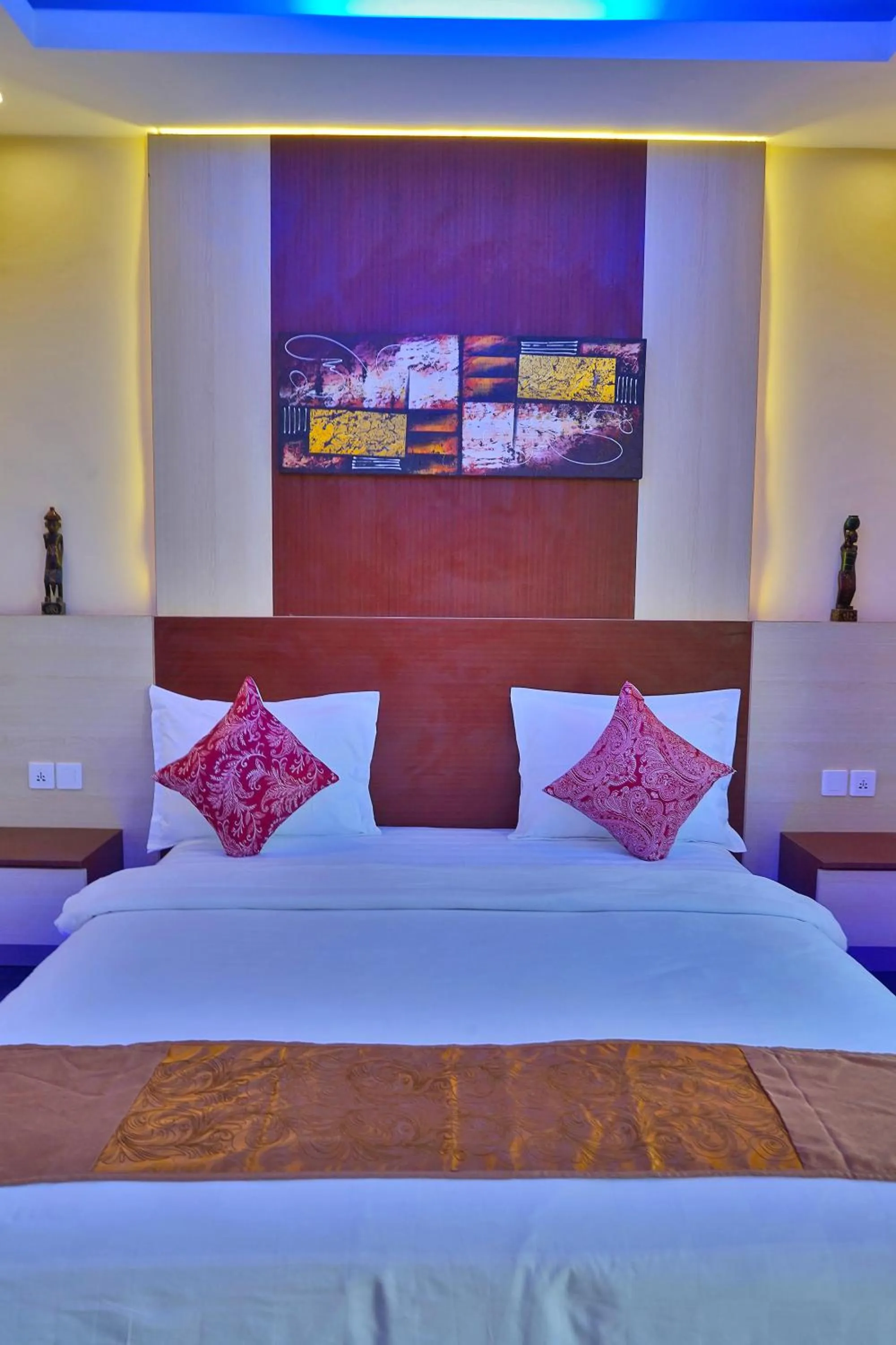 Photo of the whole room, Bed in Sari Gili Bungalow