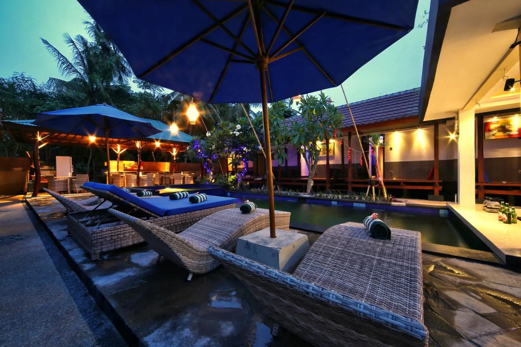 Swimming pool in Sari Gili Bungalow