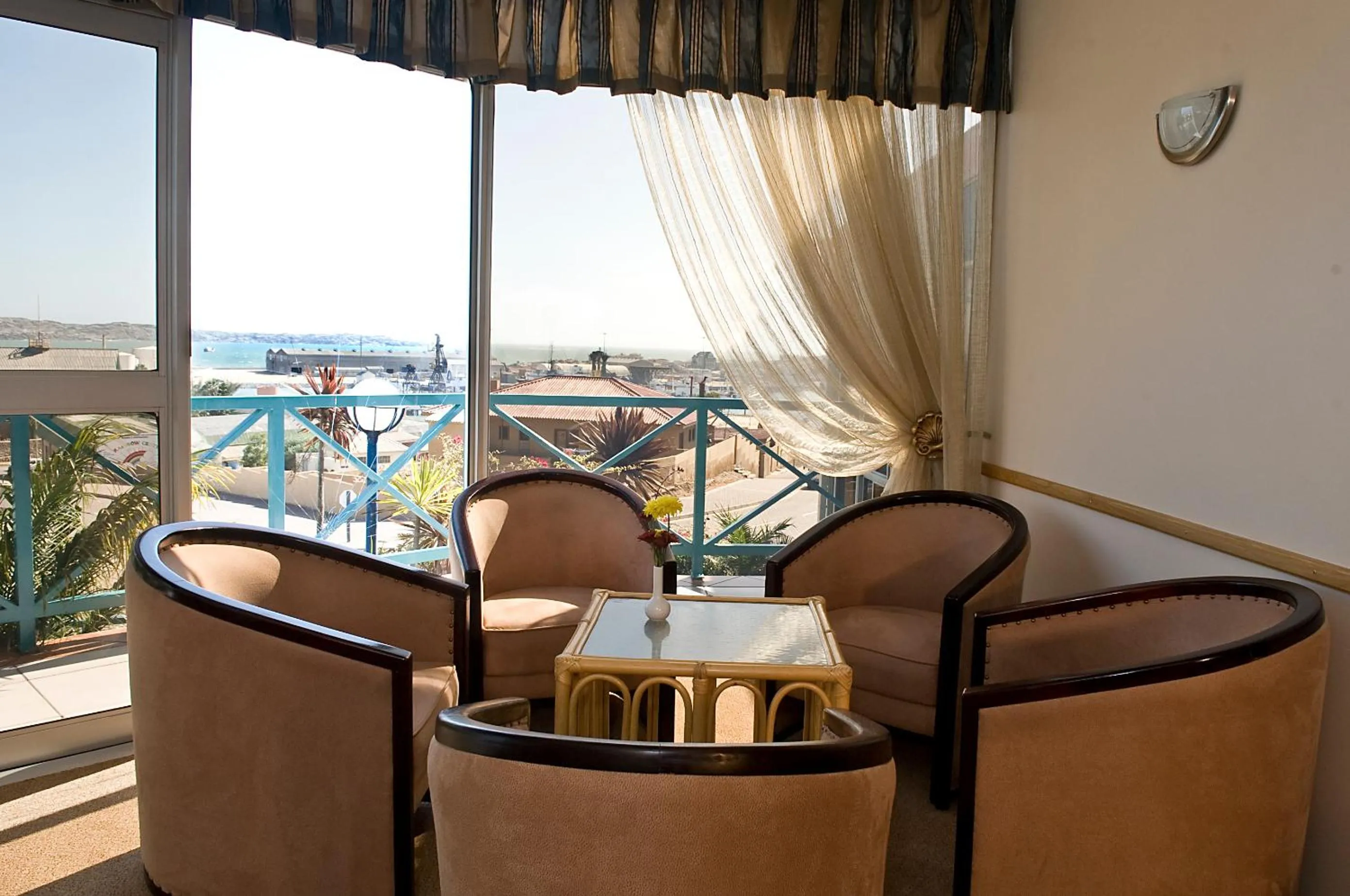 Lounge or bar in Sea-View Zum Sperrgebiet