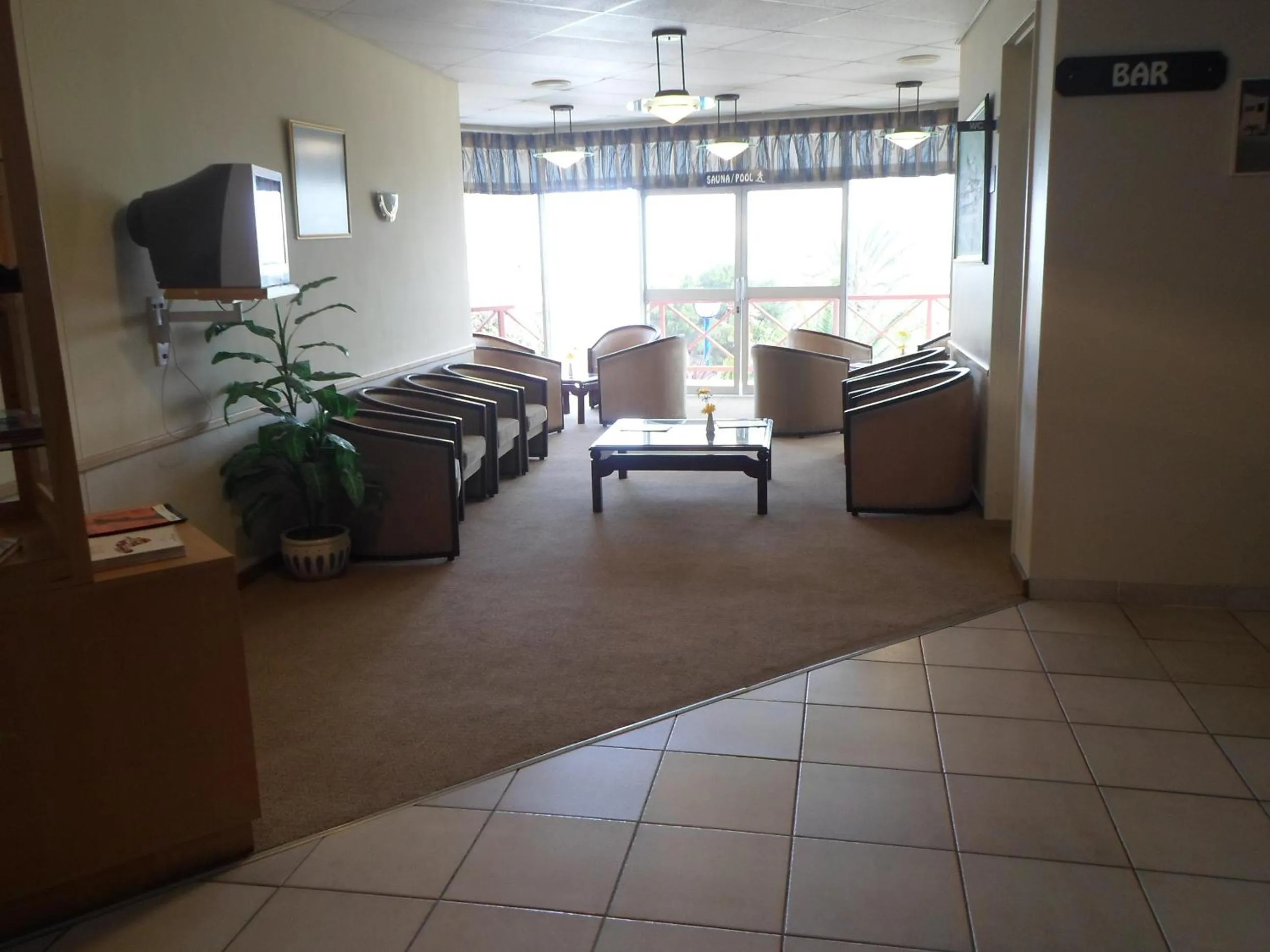 Lounge or bar in Sea-View Zum Sperrgebiet