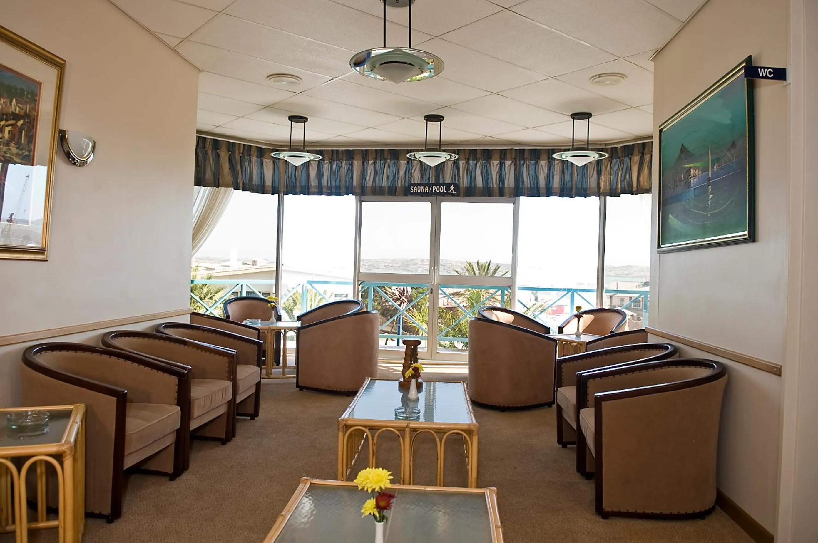 Lounge or bar in Sea-View Zum Sperrgebiet