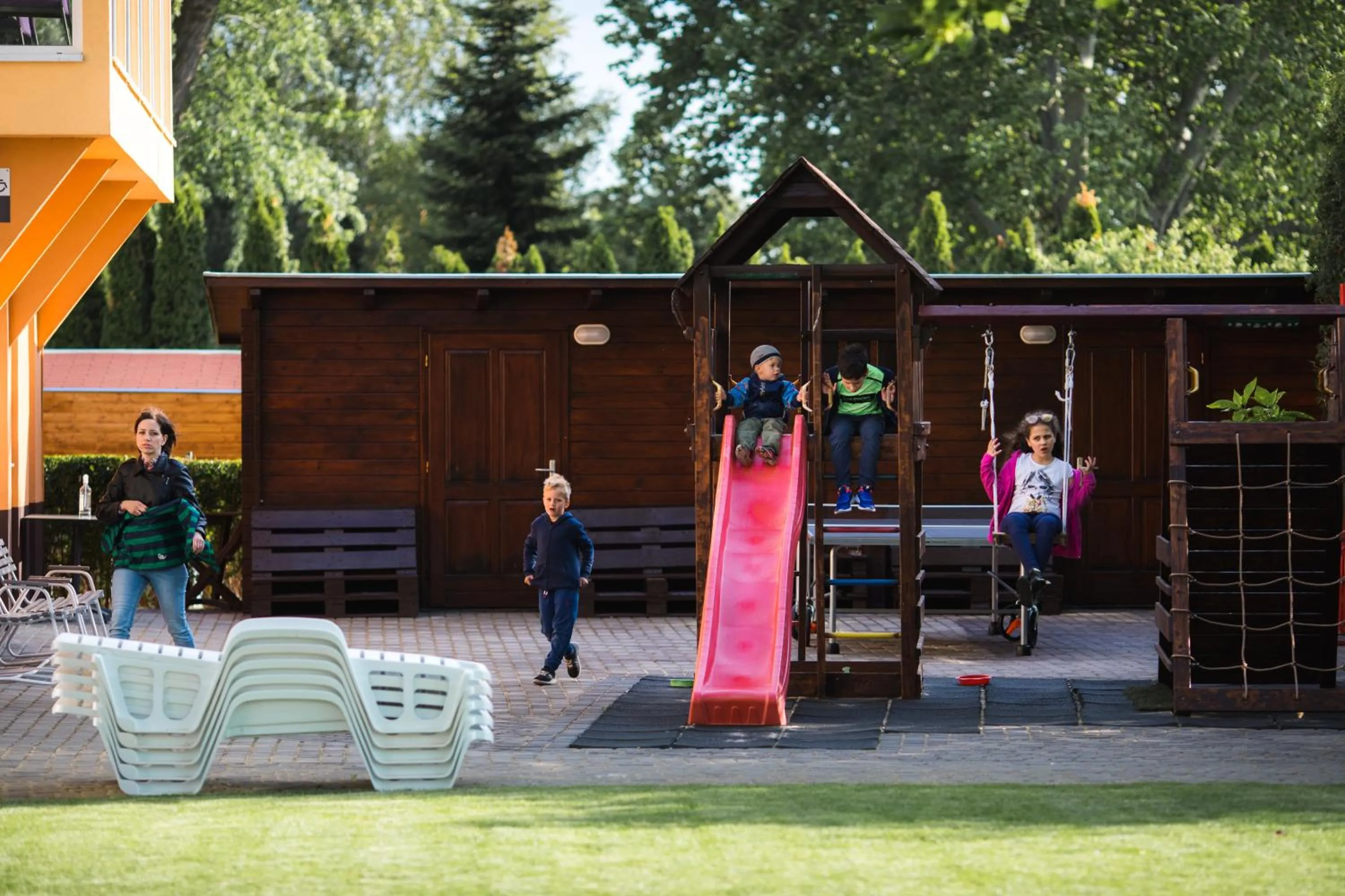 Children play ground in Tópart Hotel